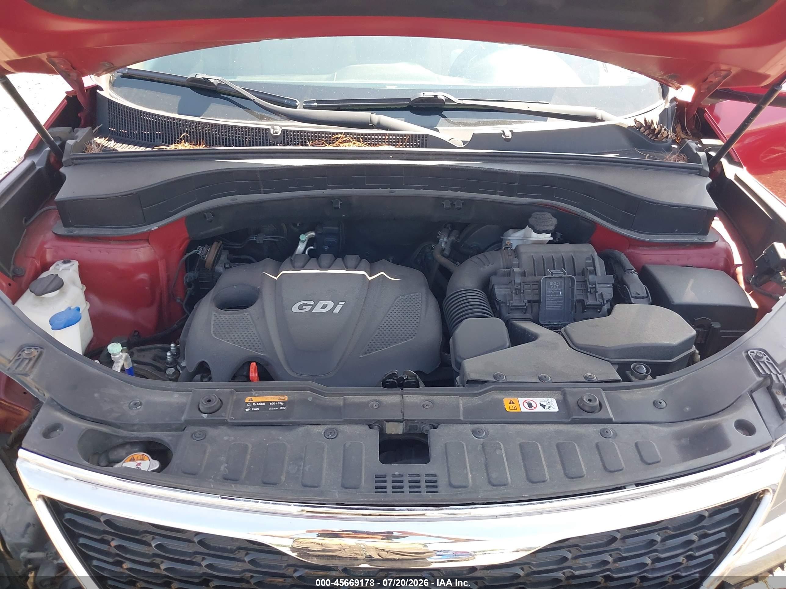 2015 Kia Sorento Lx Красный vin: 5XYKTDA67FG640722