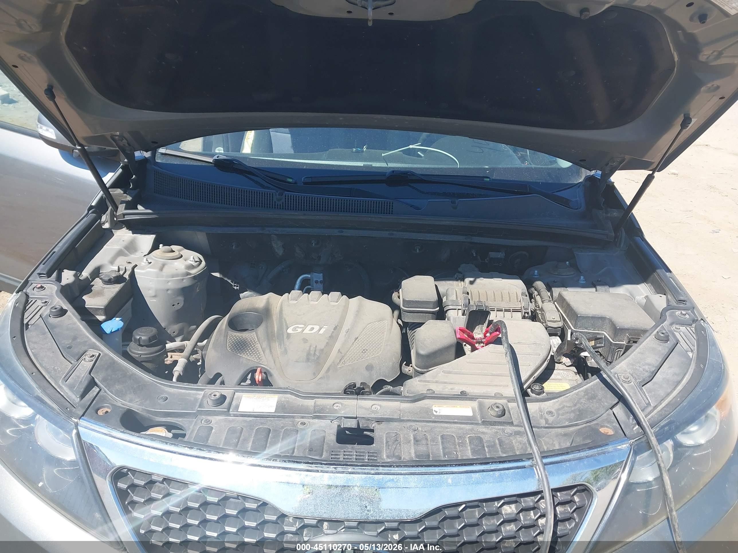 2012 Kia Sorento Lx Gray vin: 5XYKTDA68CG274667