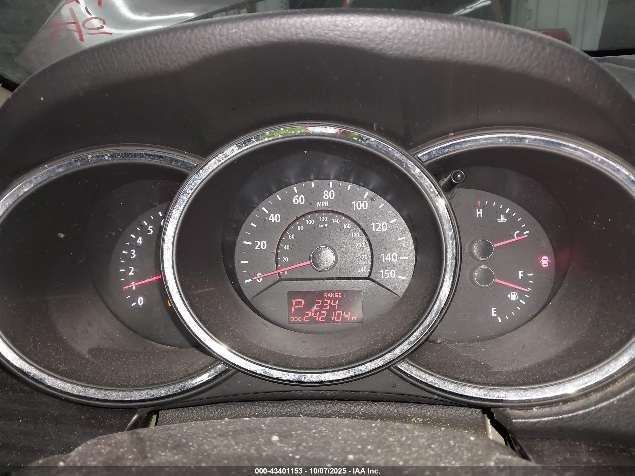 2012 Kia Sorento Lx Red vin: 5XYKTDA68CG278816
