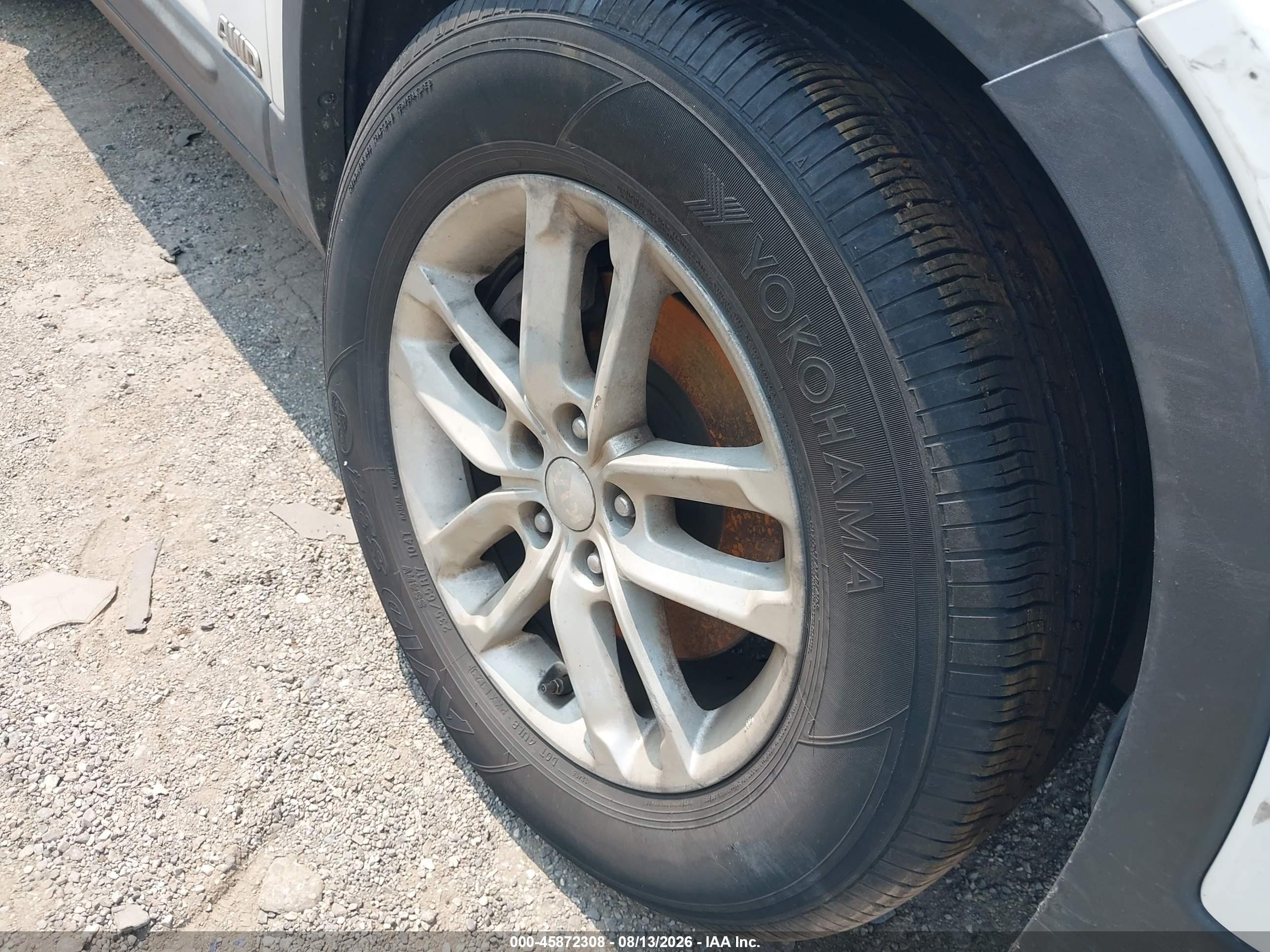 2014 Kia Sorento Lx White vin: 5XYKTDA68EG463080