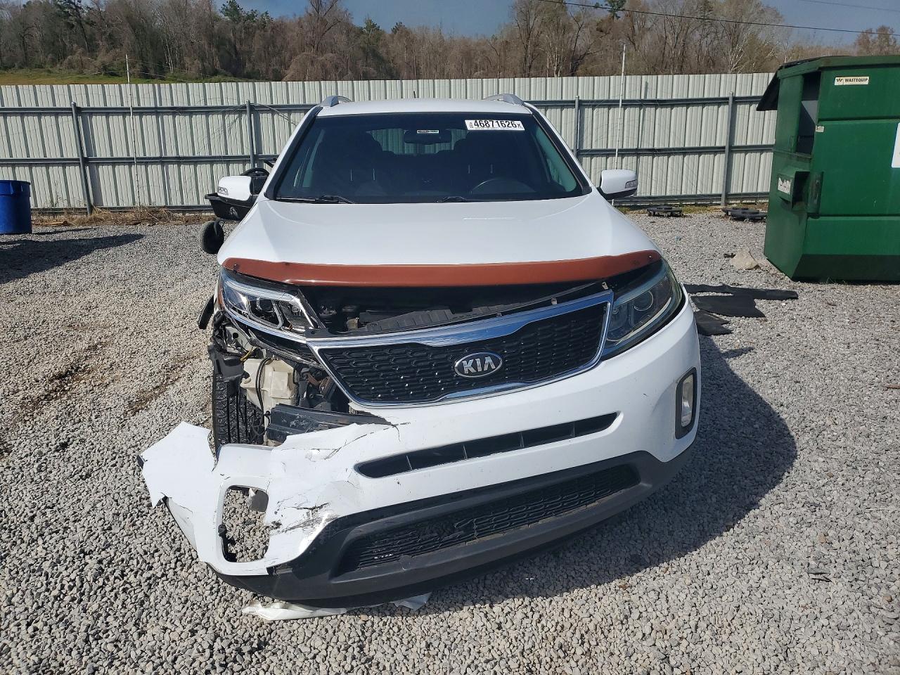 2014 Kia Sorento Lx White vin: 5XYKTDA68EG508910