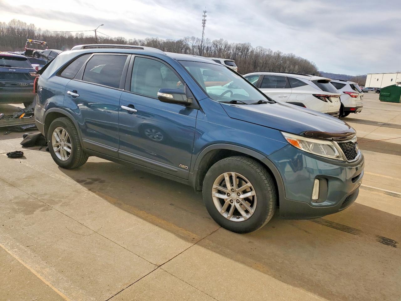 2015 Kia Sorento Lx Blue vin: 5XYKTDA68FG558787