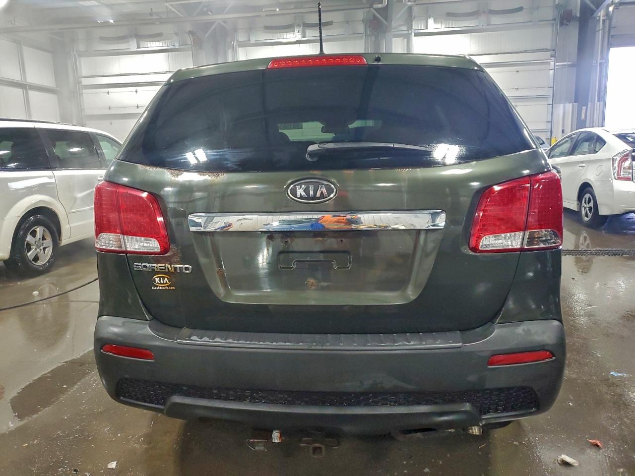 2013 Kia Sorento Lx Green vin: 5XYKTDA69DG332111