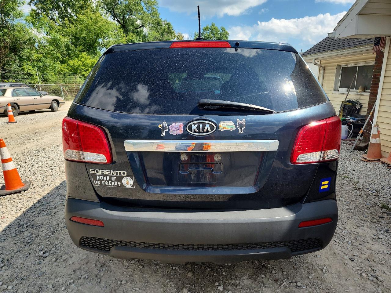 2013 Kia Sorento Lx Бирюзовый vin: 5XYKTDA69DG402254