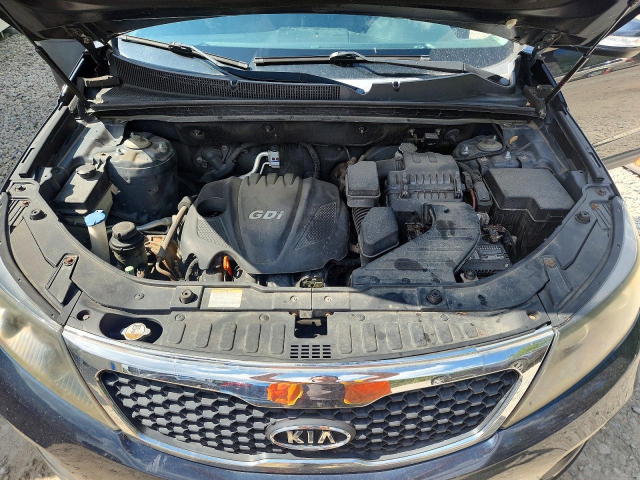 2013 Kia Sorento Lx Бирюзовый vin: 5XYKTDA69DG402254