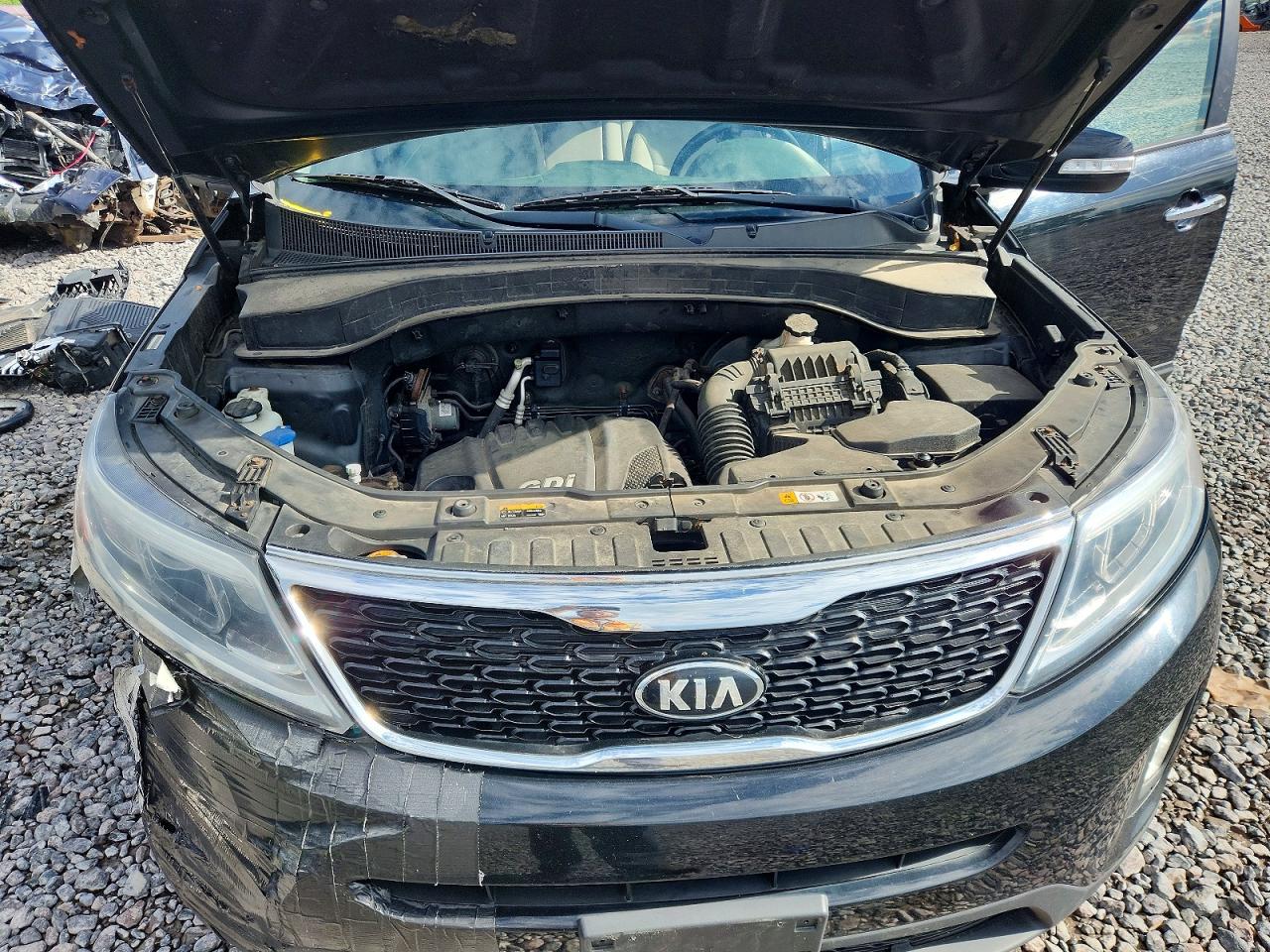 2015 Kia Sorento Lx Black vin: 5XYKTDA69FG582936