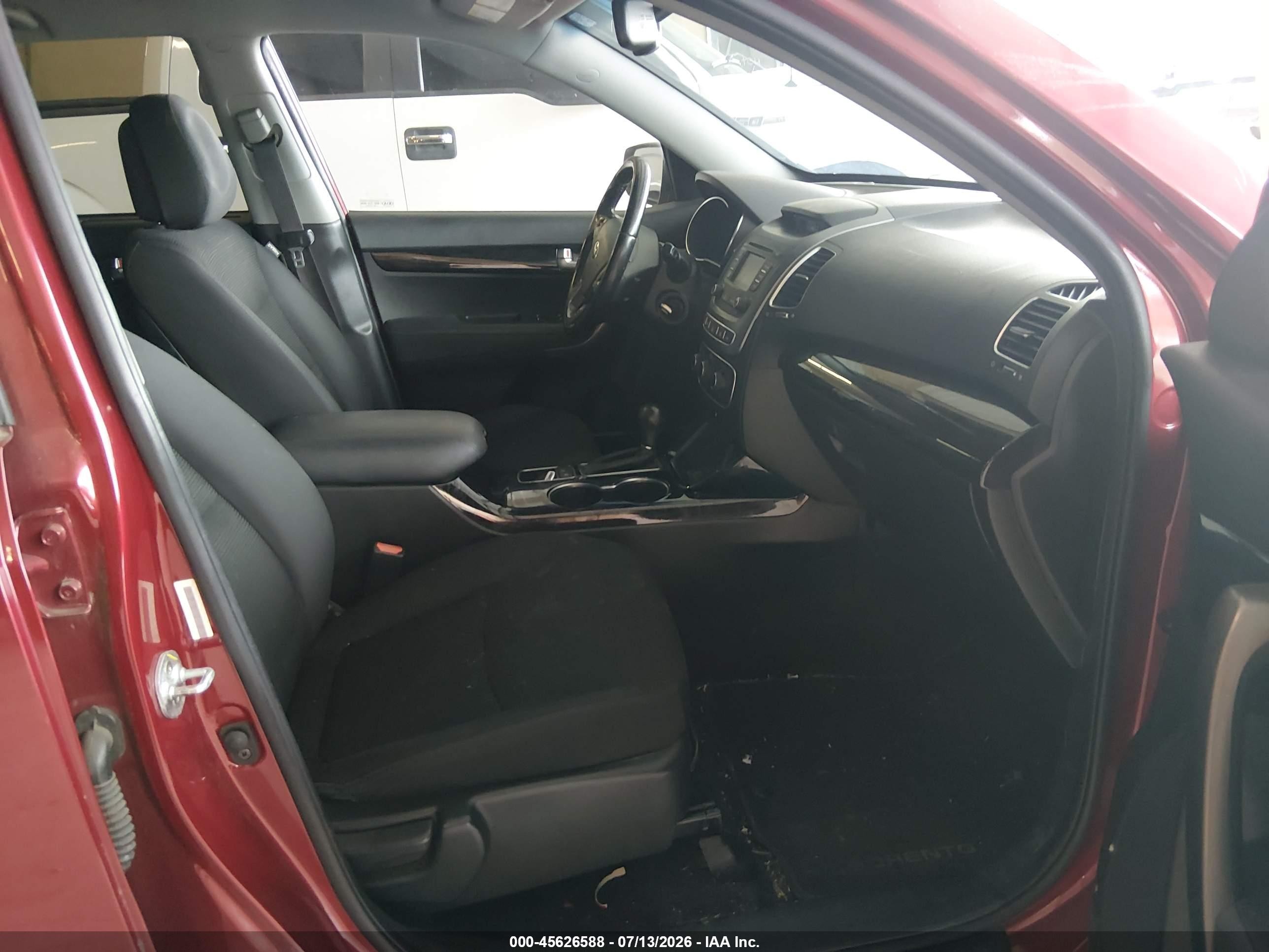 2015 Kia Sorento Lx Red vin: 5XYKTDA69FG650278