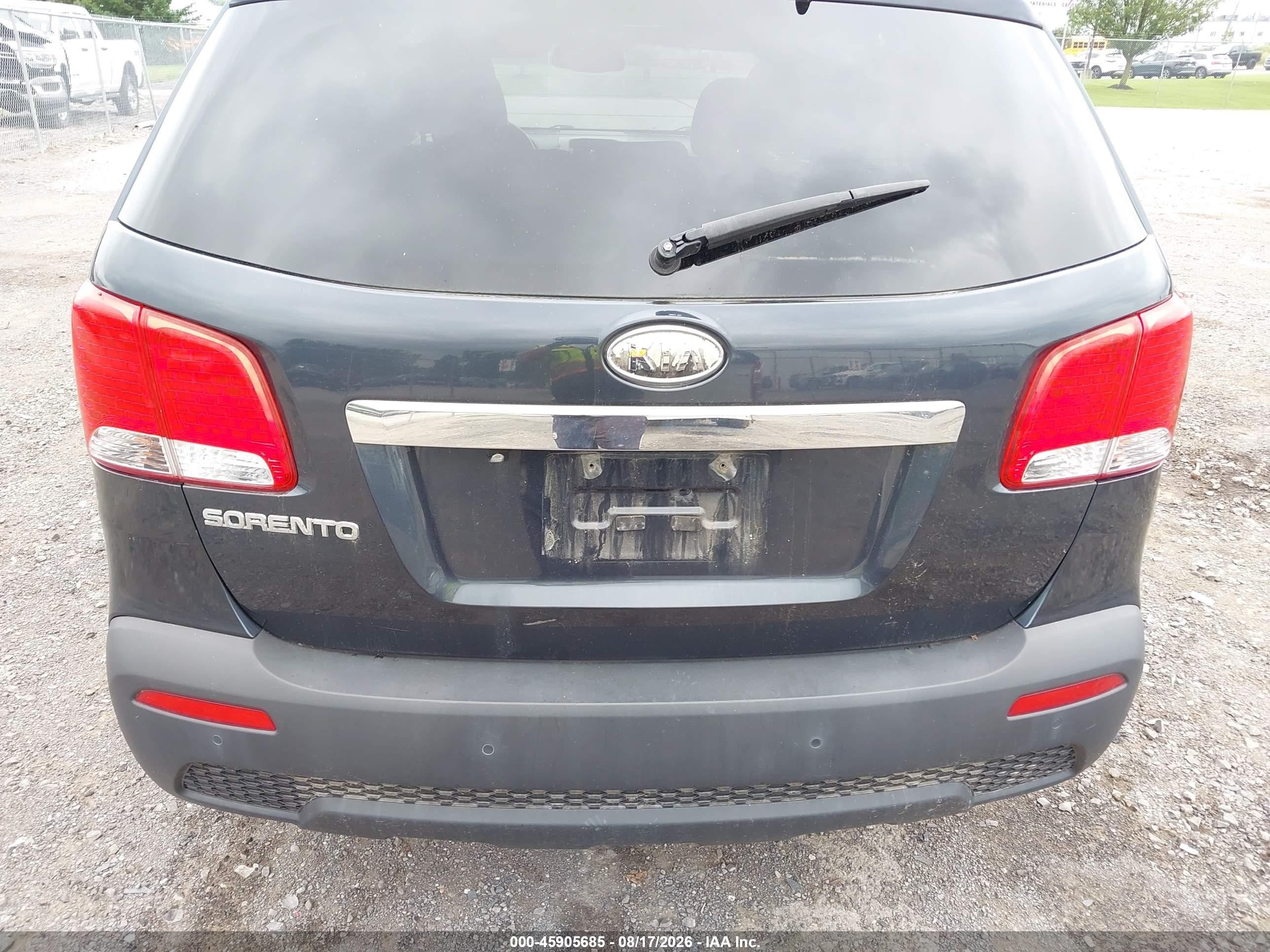 2012 Kia Sorento Lx Синий vin: 5XYKTDA6XCG278252