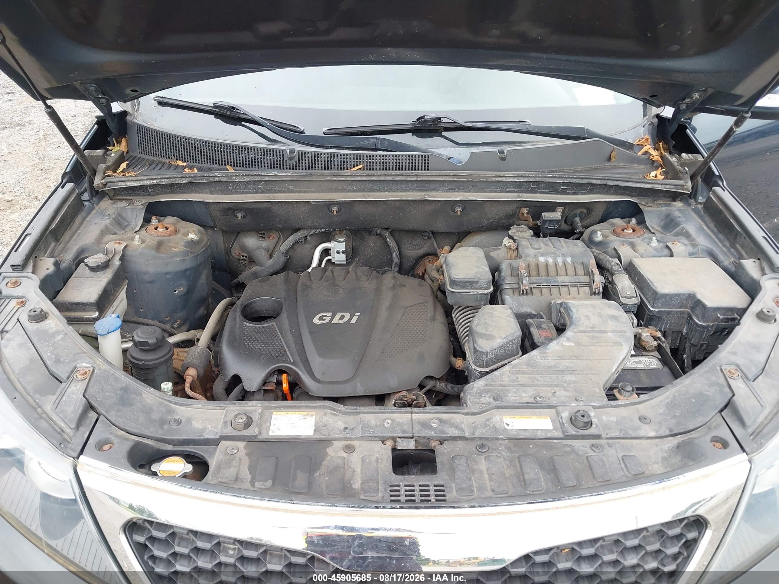 2012 Kia Sorento Lx Синий vin: 5XYKTDA6XCG278252