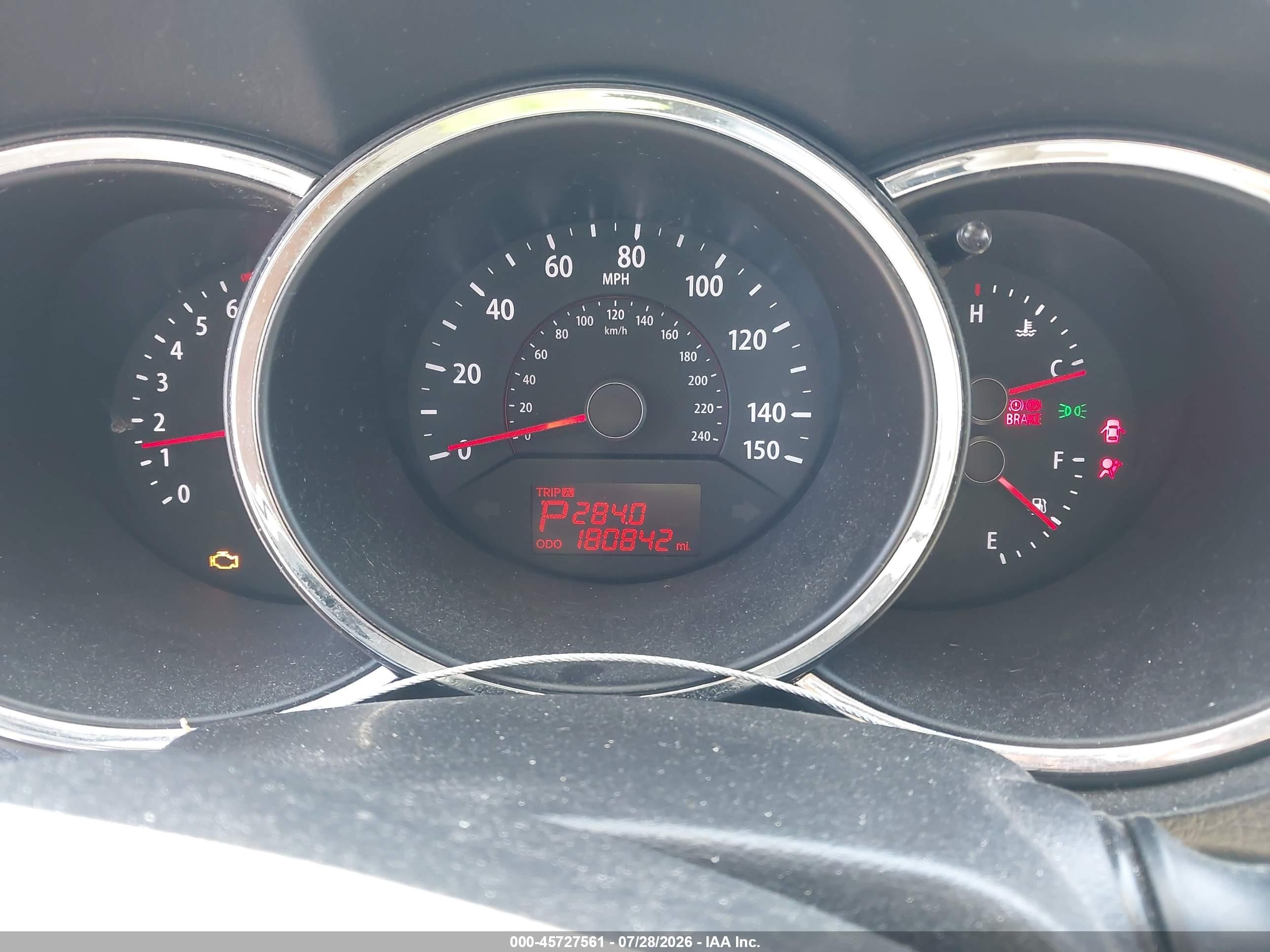 2013 Kia Sorento Lx White vin: 5XYKTDA6XDG423307