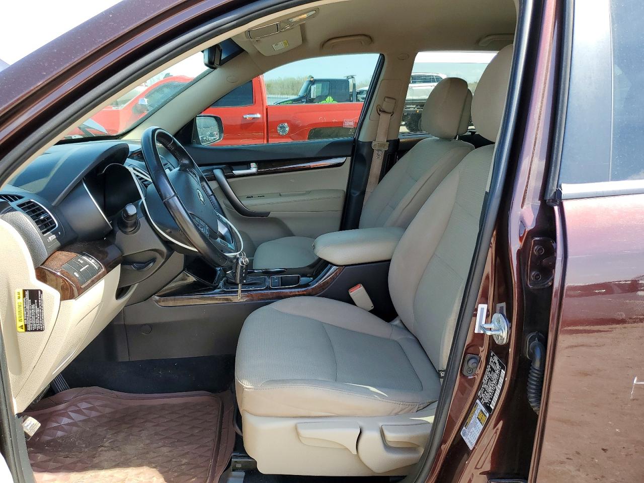 2015 Kia Sorento Lx Purple vin: 5XYKTDA6XFG636762