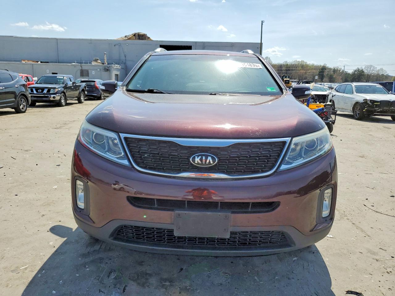 2015 Kia Sorento Lx Purple vin: 5XYKTDA6XFG636762