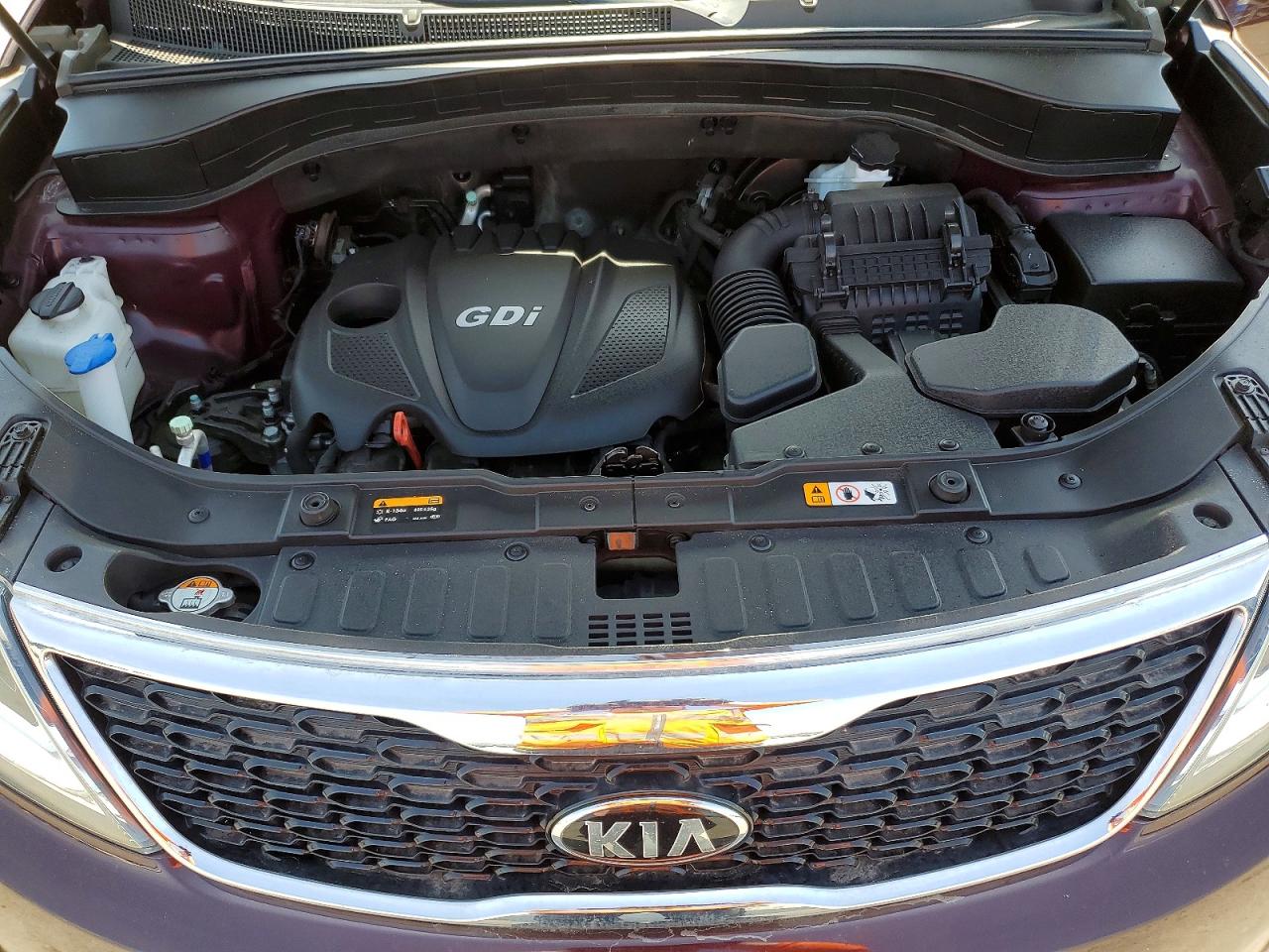 2015 Kia Sorento Lx Purple vin: 5XYKTDA6XFG636762