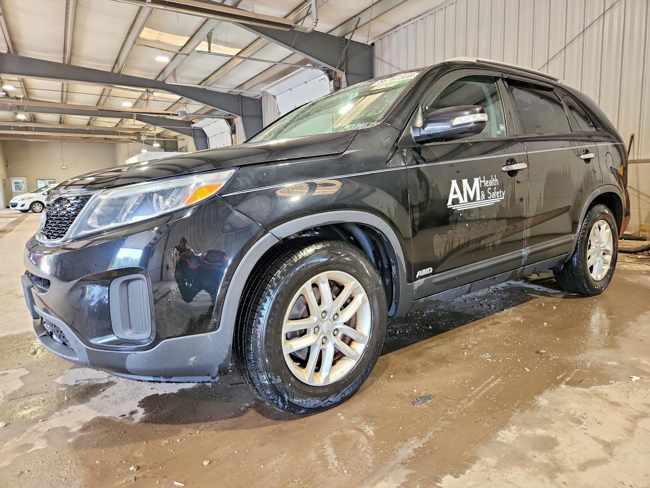 2014 Kia Sorento Lx Black vin: 5XYKTDA70EG469206