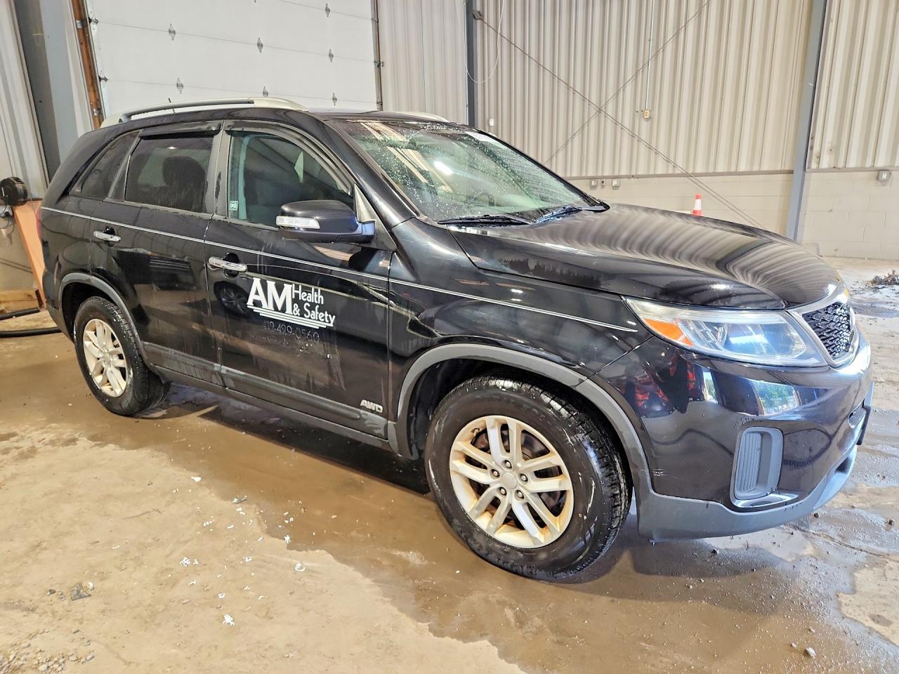 2014 Kia Sorento Lx Black vin: 5XYKTDA70EG469206
