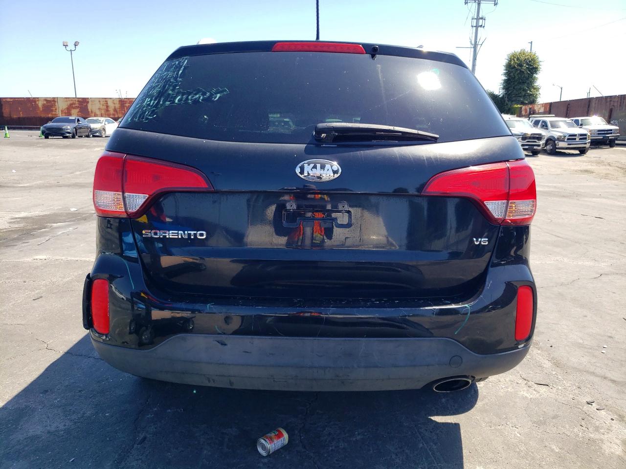 2015 Kia Sorento Lx Black vin: 5XYKTDA70FG605643