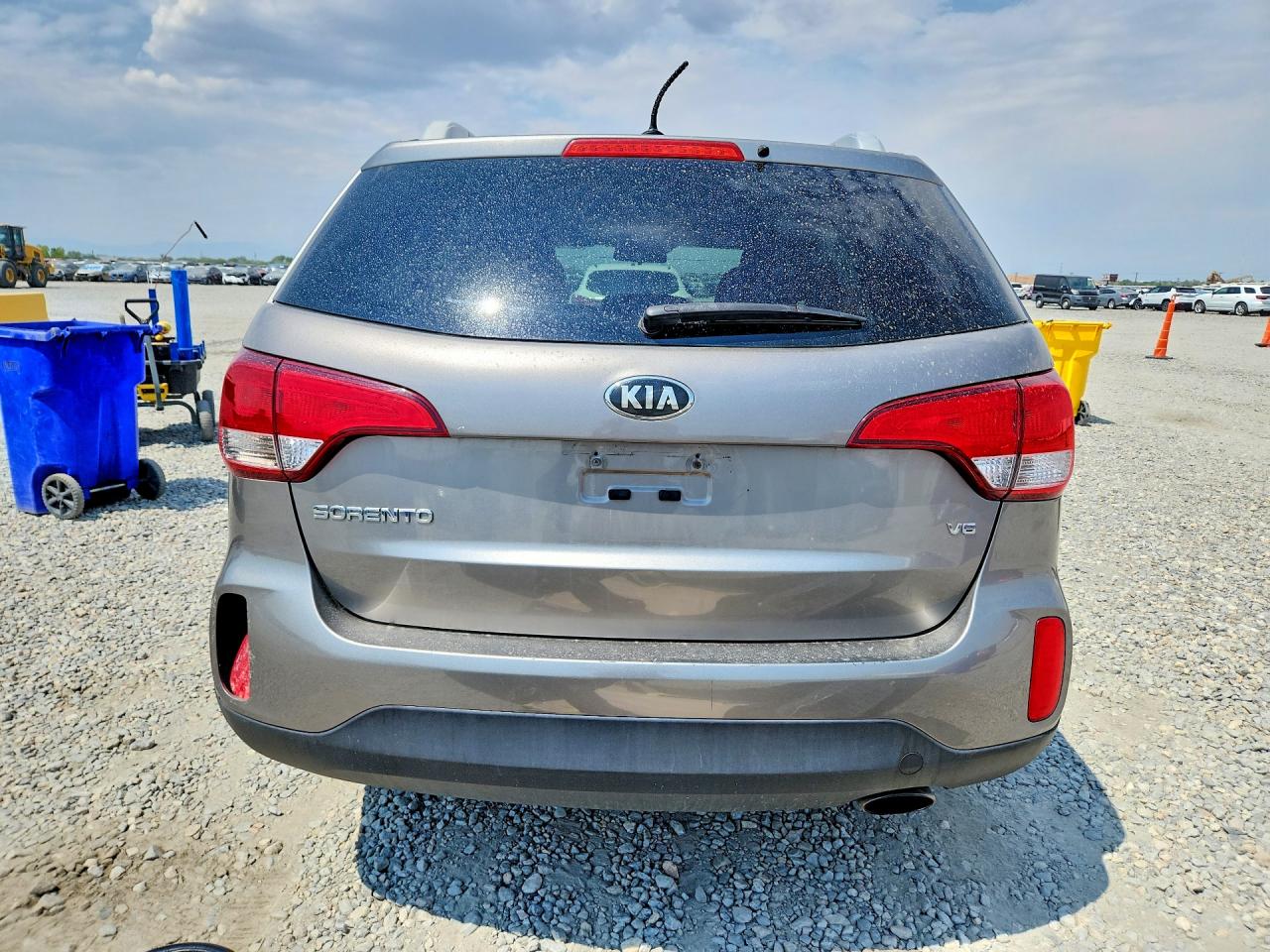 2015 Kia Sorento Lx Gray vin: 5XYKTDA70FG650145