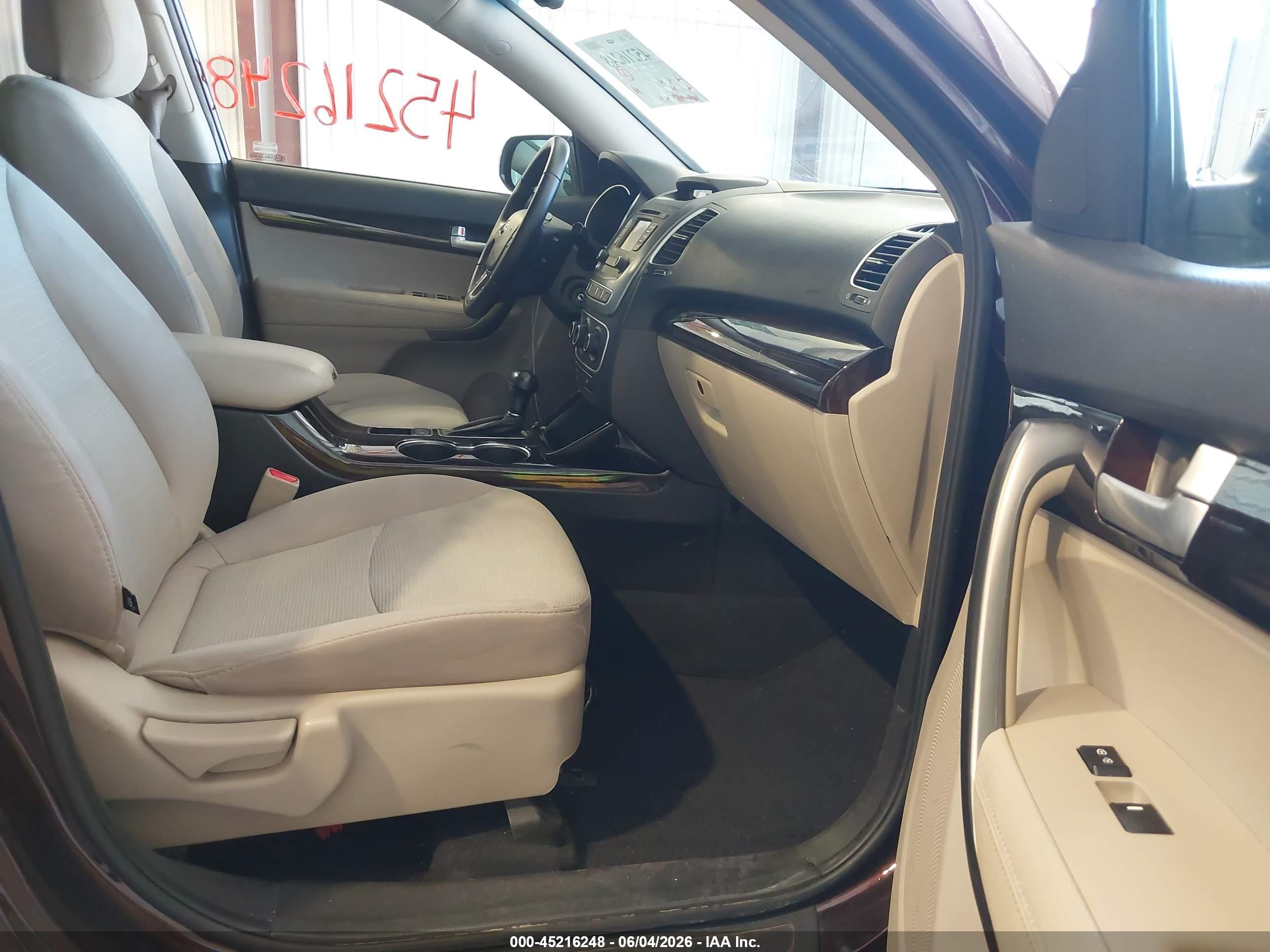 2014 Kia Sorento Lx V6 Purple vin: 5XYKTDA72EG532130