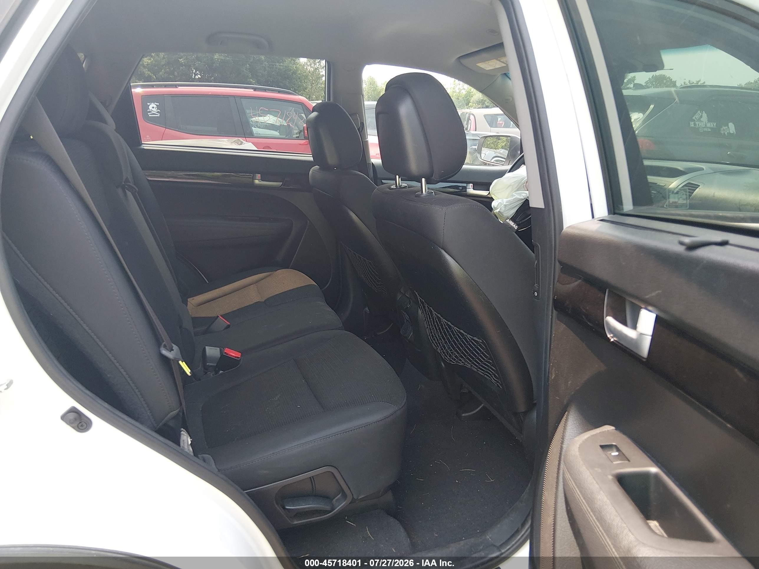2015 Kia Sorento Lx V6 Белый vin: 5XYKTDA72FG611542