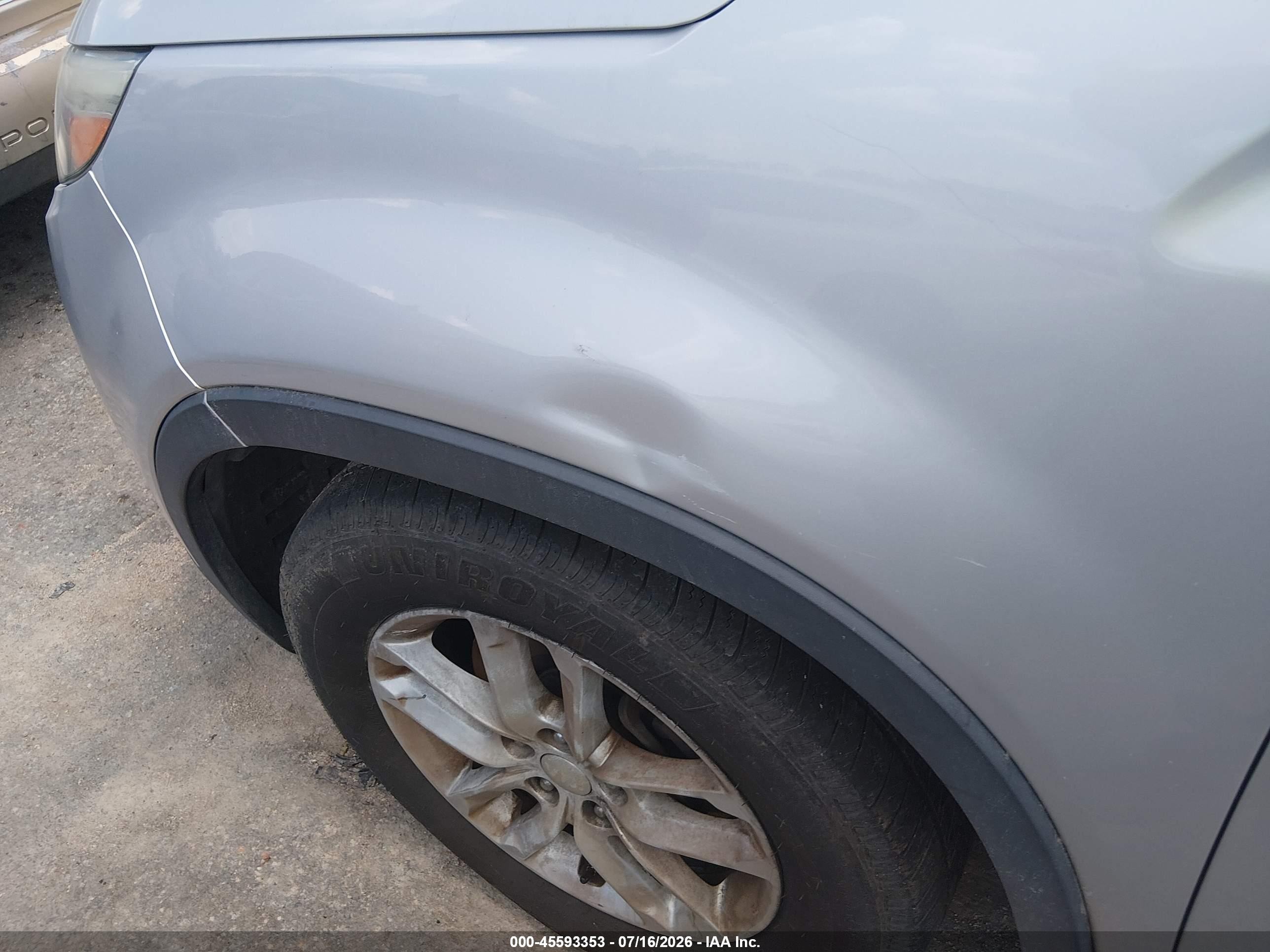 2014 Kia Sorento Lx V6 Silver vin: 5XYKTDA73EG470351