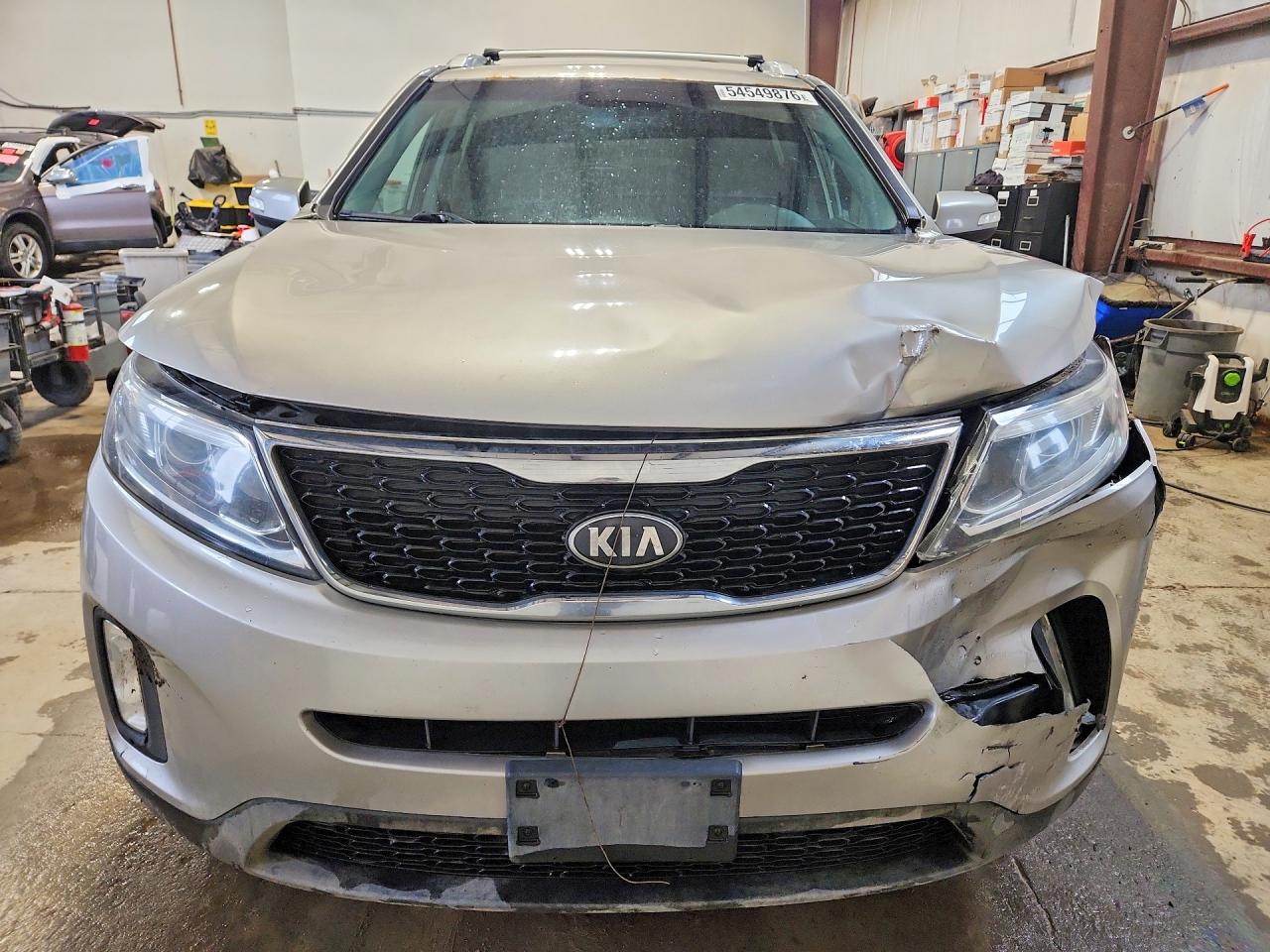 2015 Kia Sorento Lx Silver vin: 5XYKTDA73FG605698