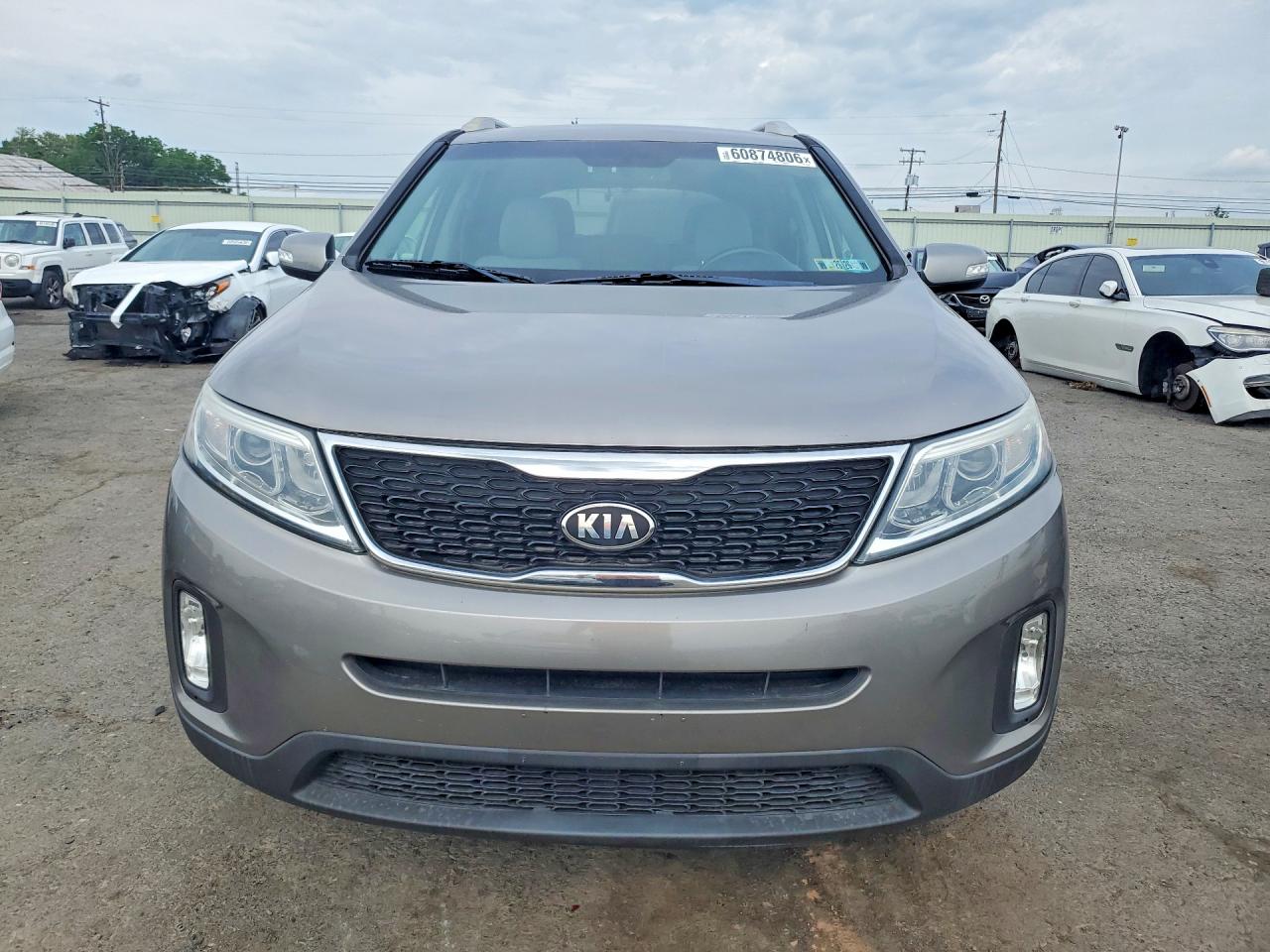 2015 Kia Sorento Lx Silver vin: 5XYKTDA75FG599080