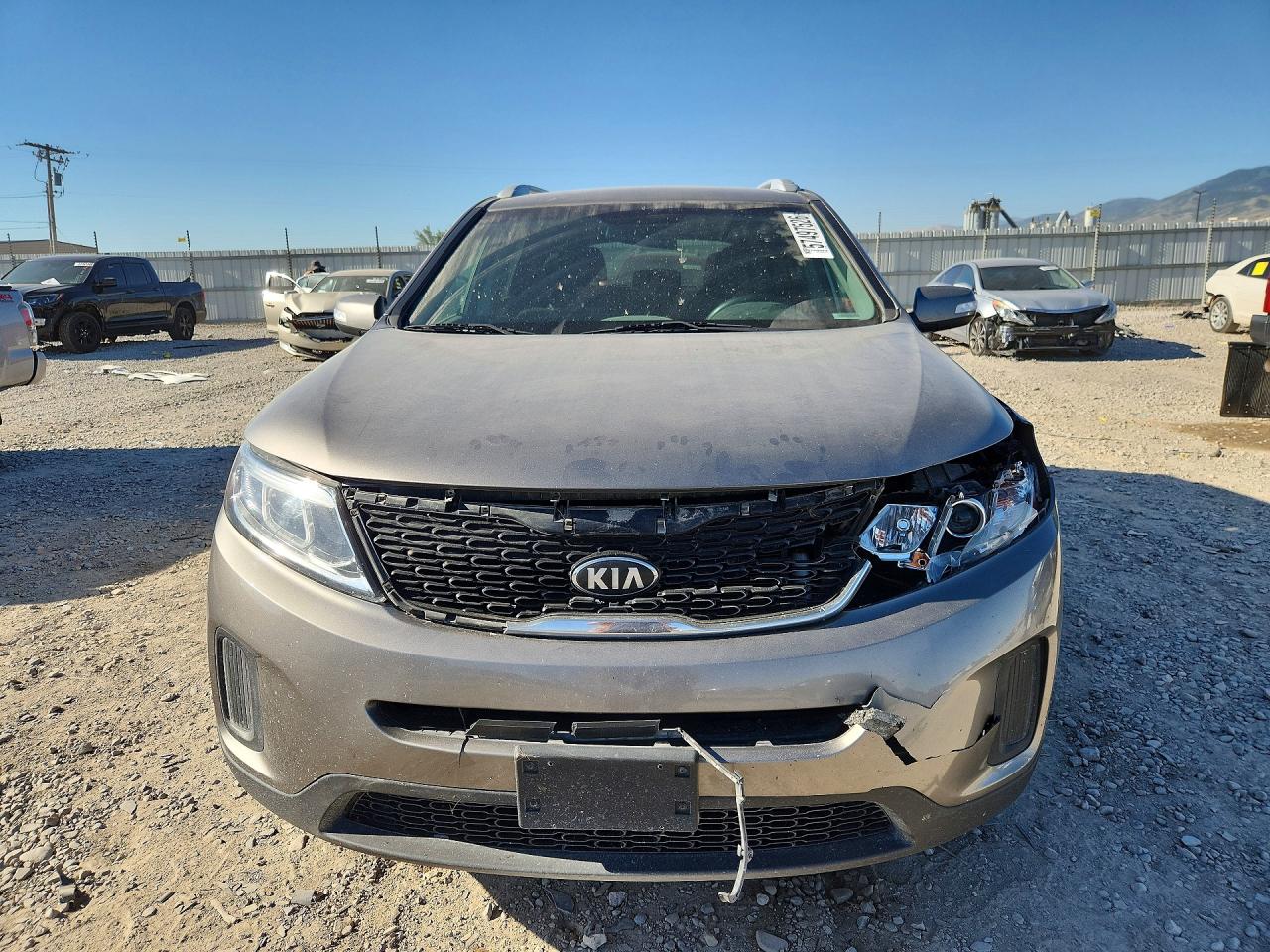 2014 Kia Sorento Lx Желто-коричневый vin: 5XYKTDA76EG468626