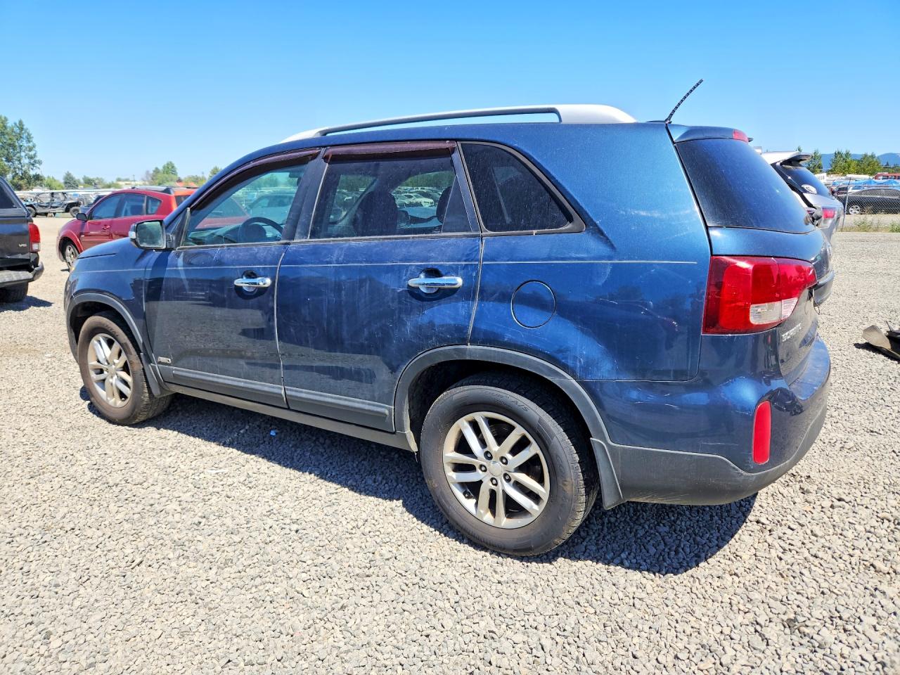 2015 Kia Sorento Lx Blue vin: 5XYKTDA76FG580389