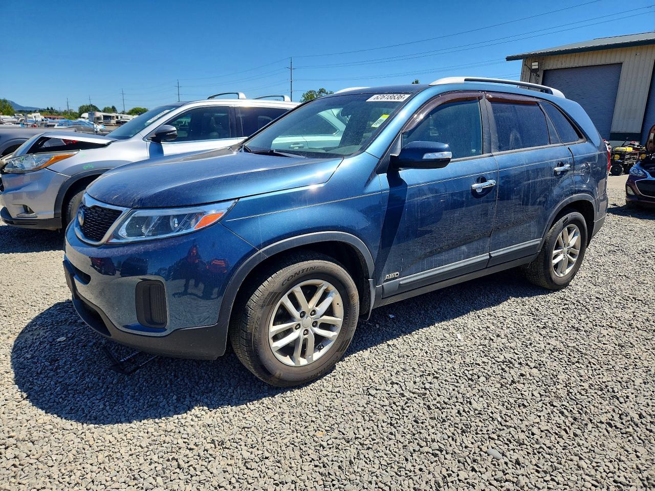 2015 Kia Sorento Lx Blue vin: 5XYKTDA76FG580389