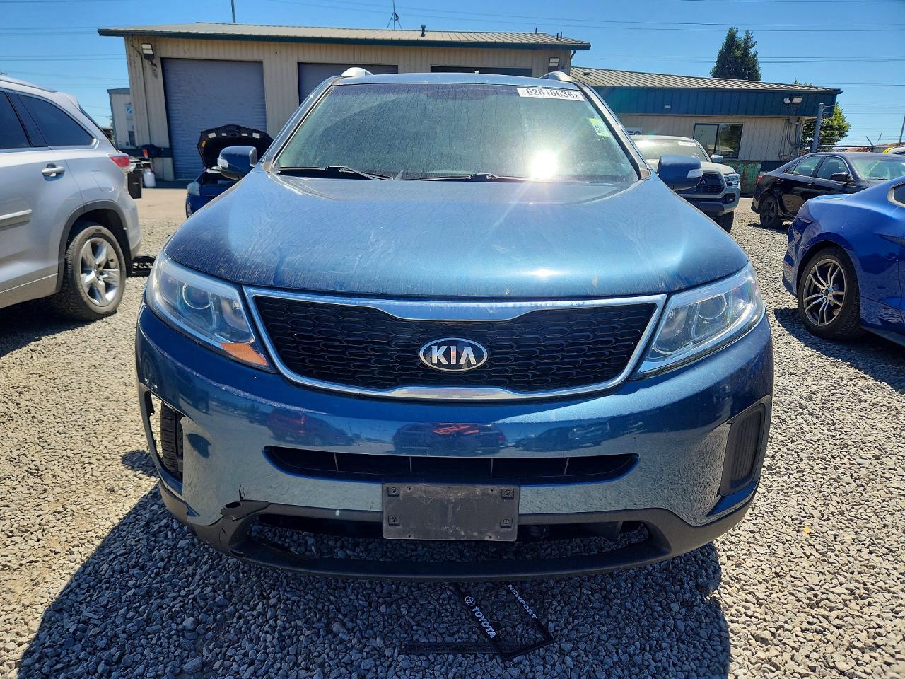 2015 Kia Sorento Lx Blue vin: 5XYKTDA76FG580389
