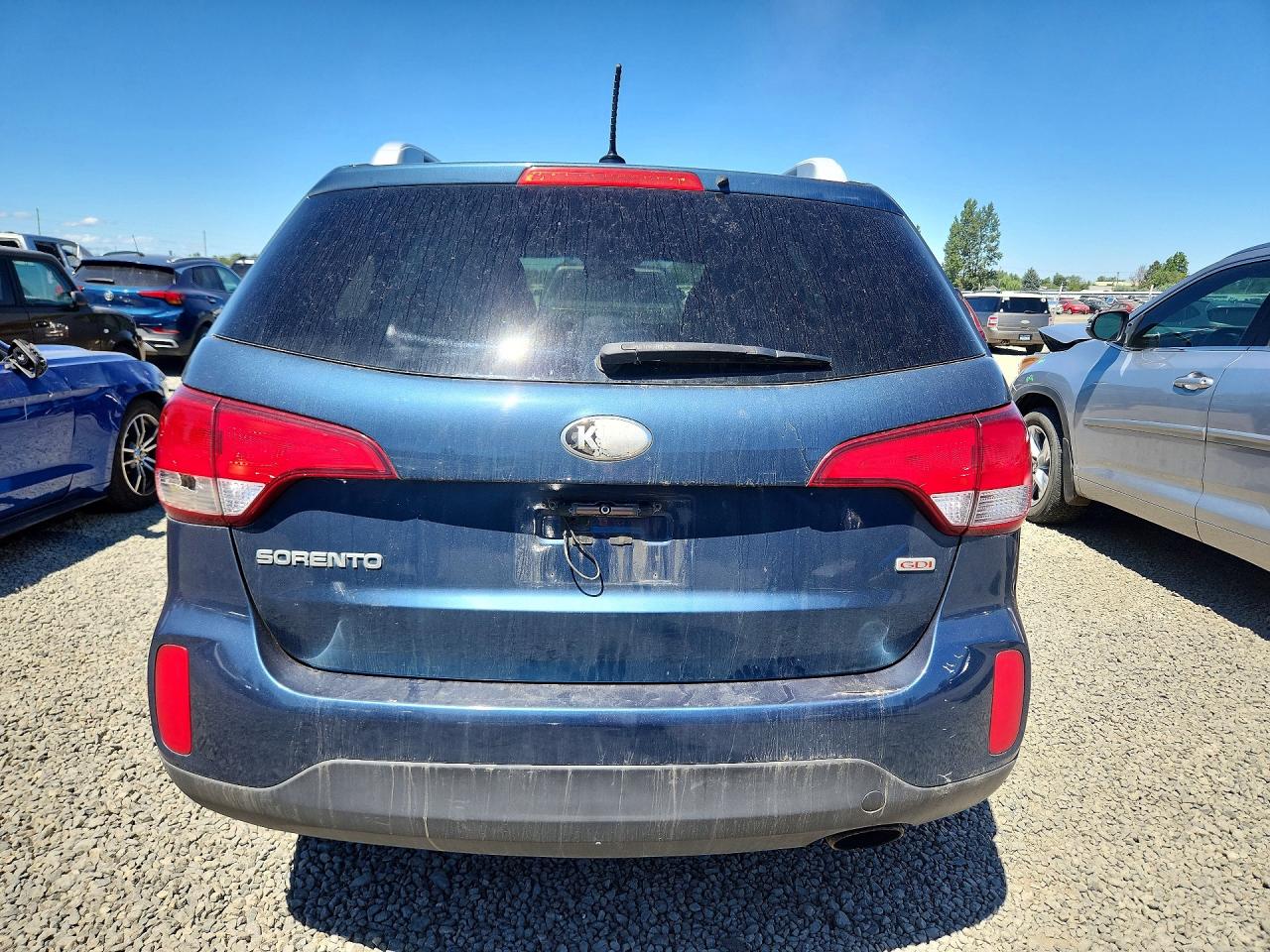 2015 Kia Sorento Lx Blue vin: 5XYKTDA76FG580389