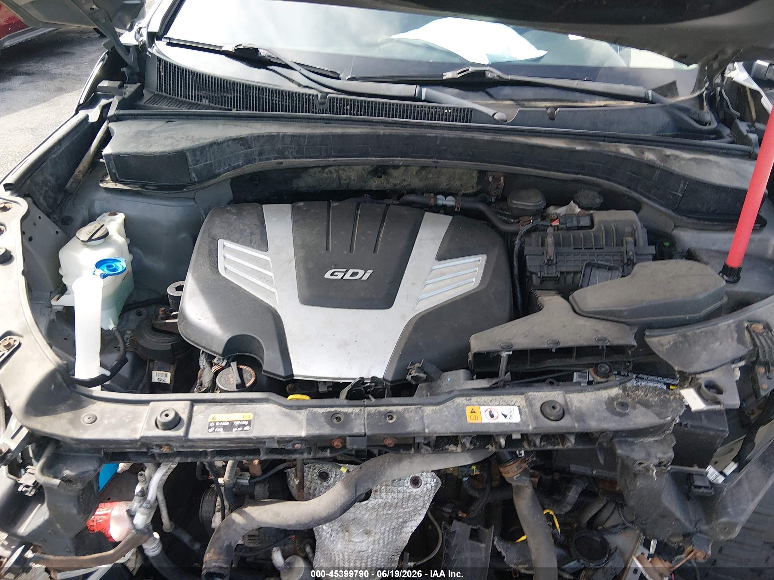 2015 Kia Sorento Lx V6 Gray vin: 5XYKTDA77FG590915