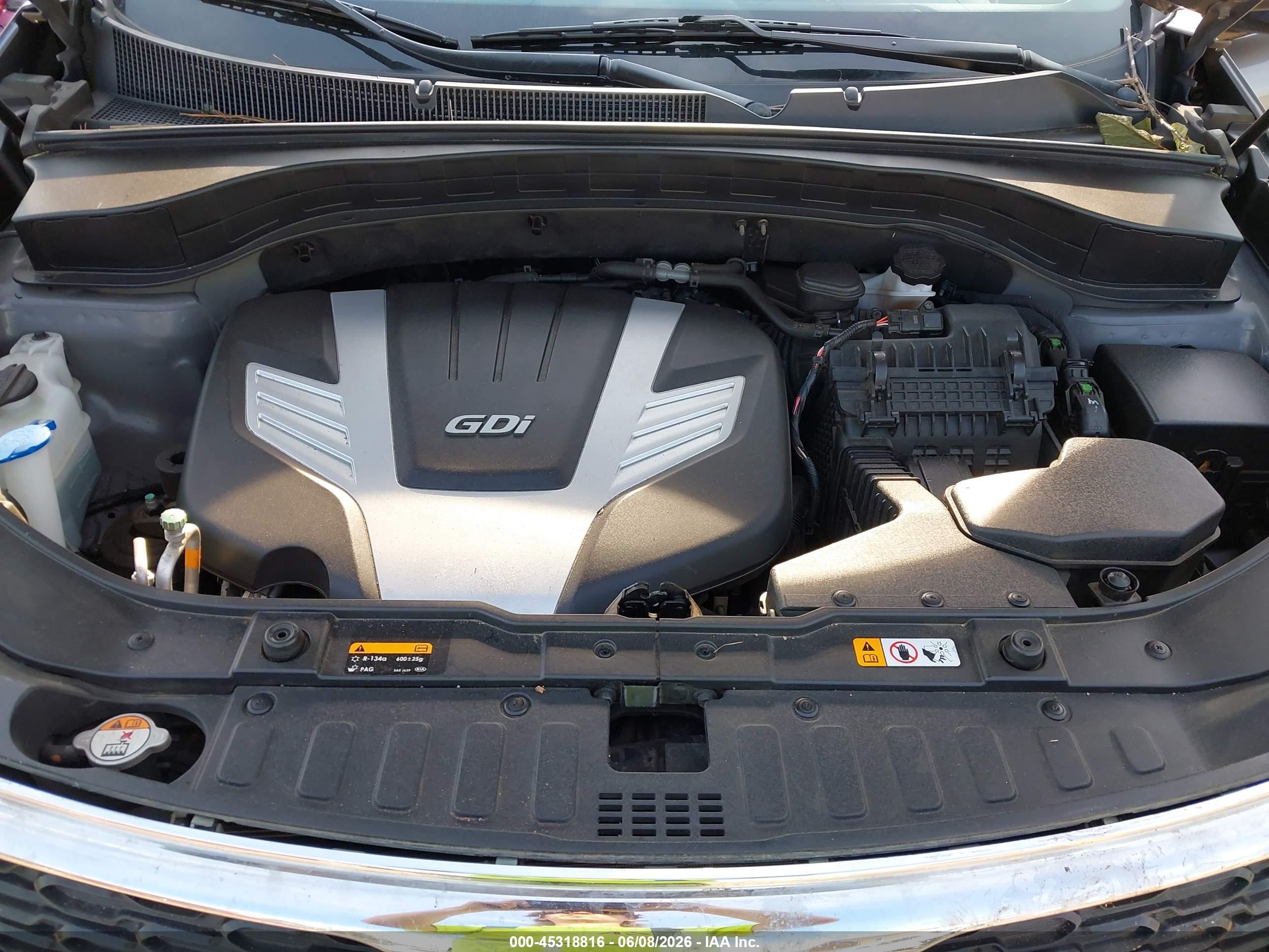 2015 Kia Sorento Lx V6 Gray vin: 5XYKTDA77FG608006