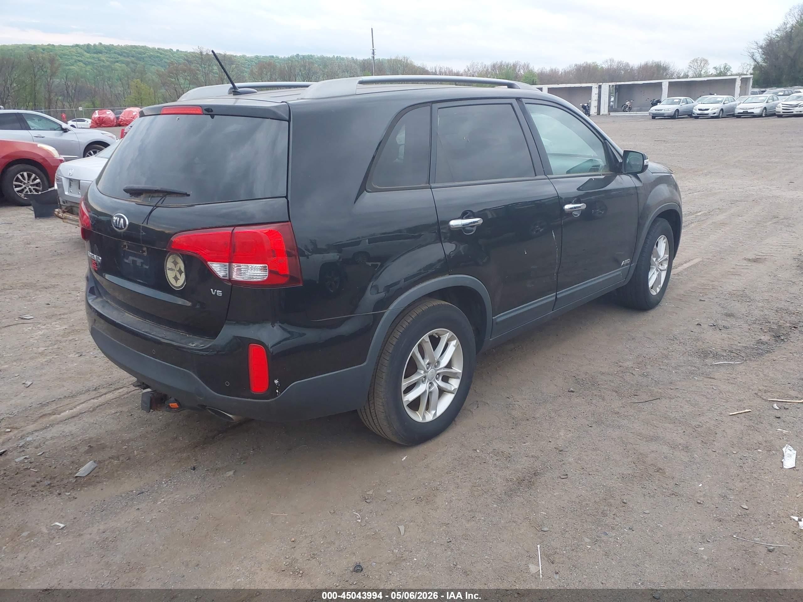 2015 Kia Sorento Lx V6 Темно-бордовый vin: 5XYKTDA77FG611391