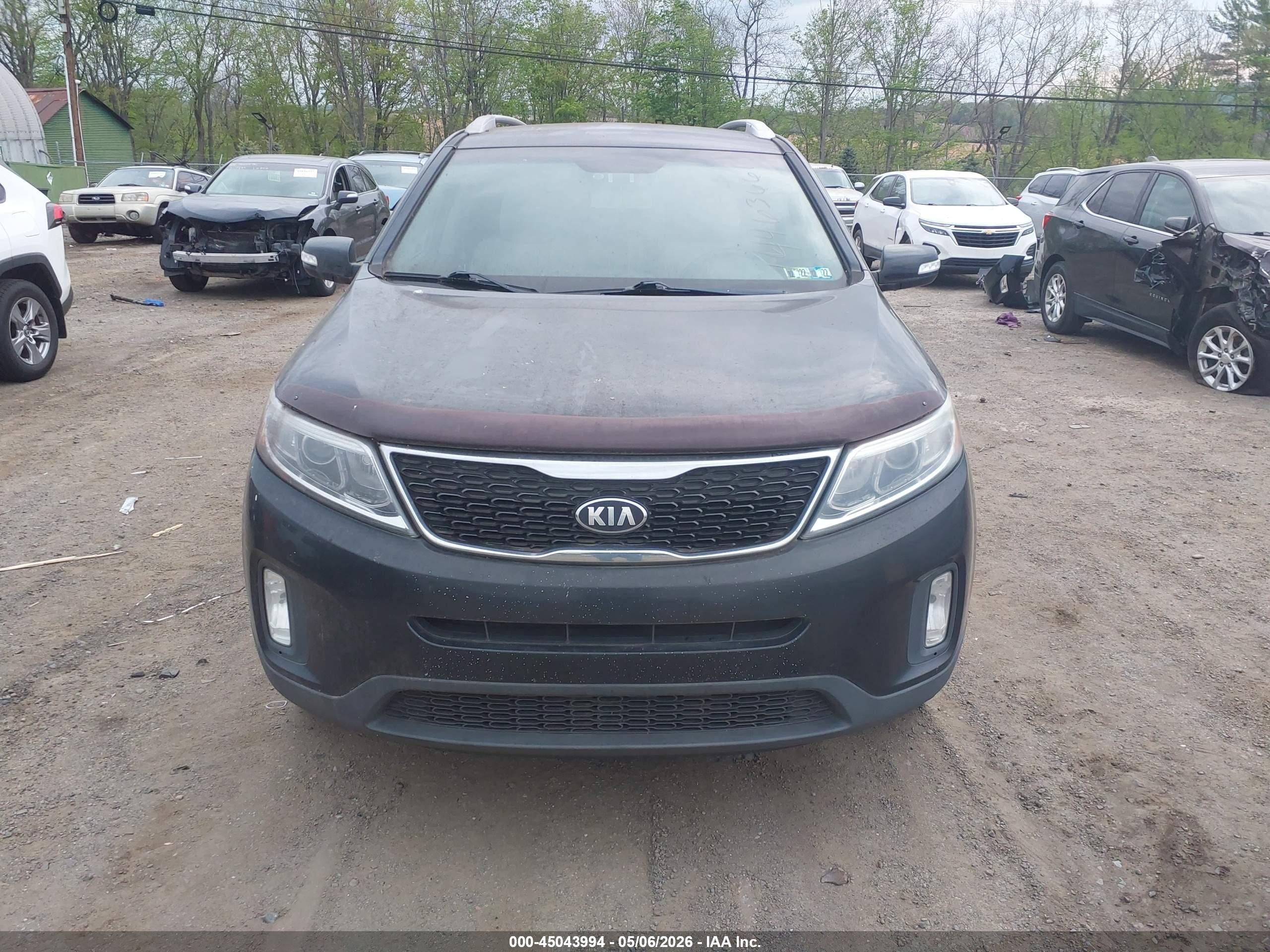 2015 Kia Sorento Lx V6 Темно-бордовый vin: 5XYKTDA77FG611391