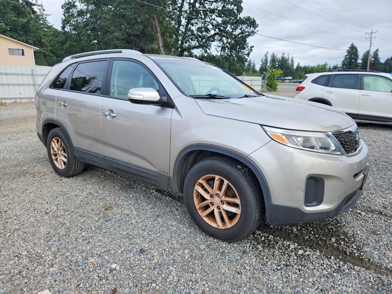 2015 Kia Sorento Lx Серебряный vin: 5XYKTDA77FG653771