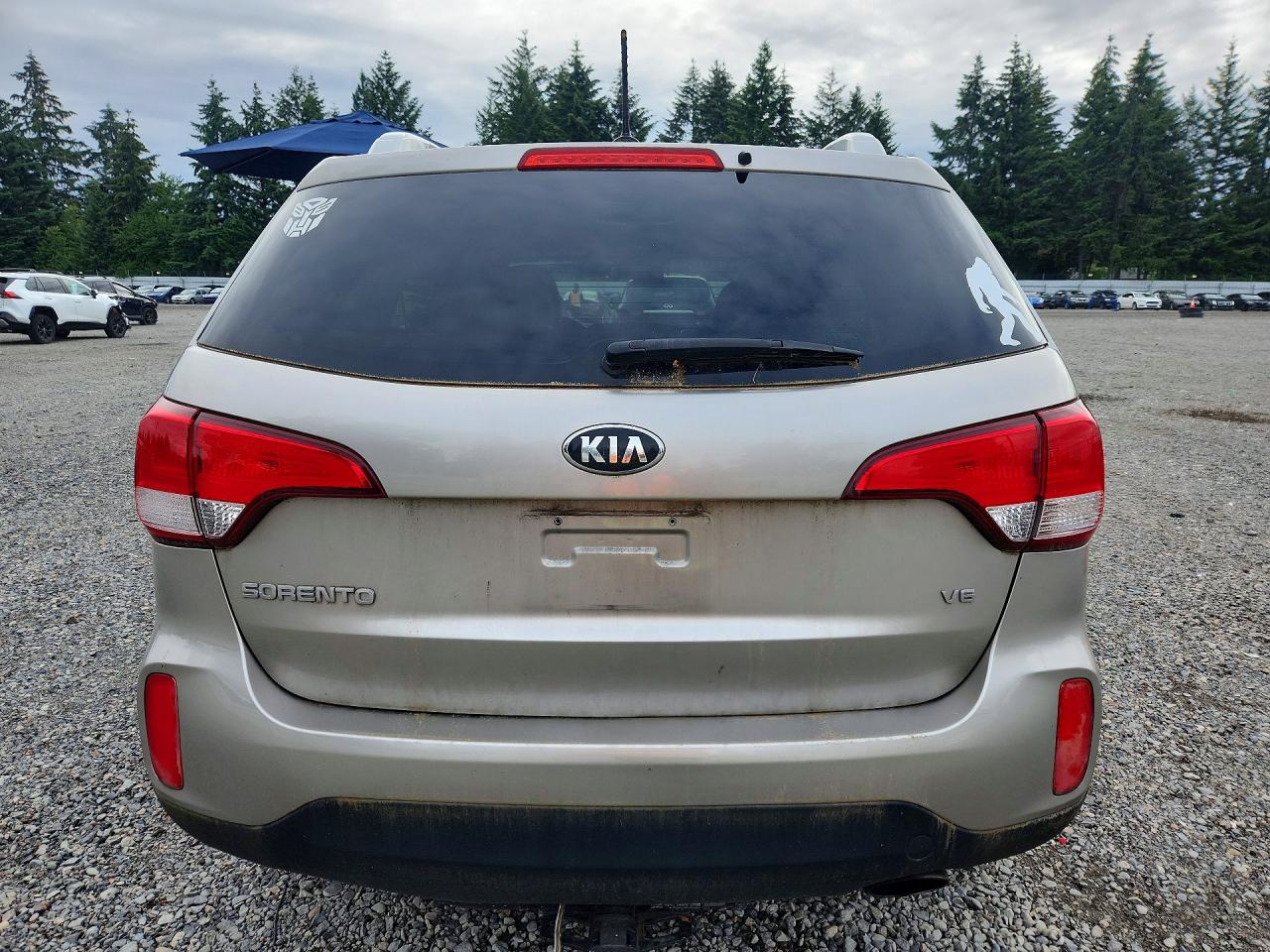 2015 Kia Sorento Lx Серебряный vin: 5XYKTDA77FG653771