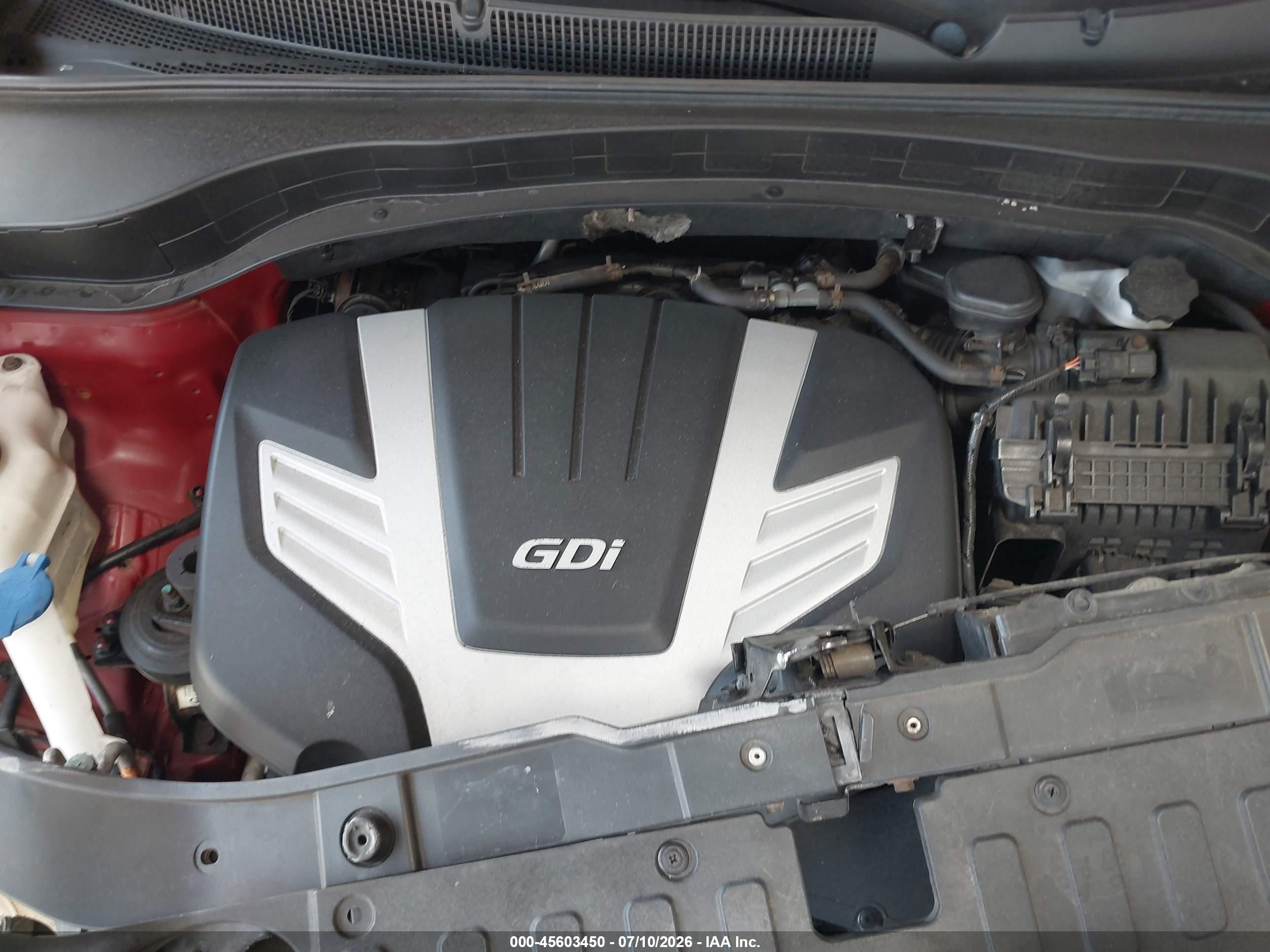 2014 Kia Sorento Lx V6 Красный vin: 5XYKTDA78EG426975