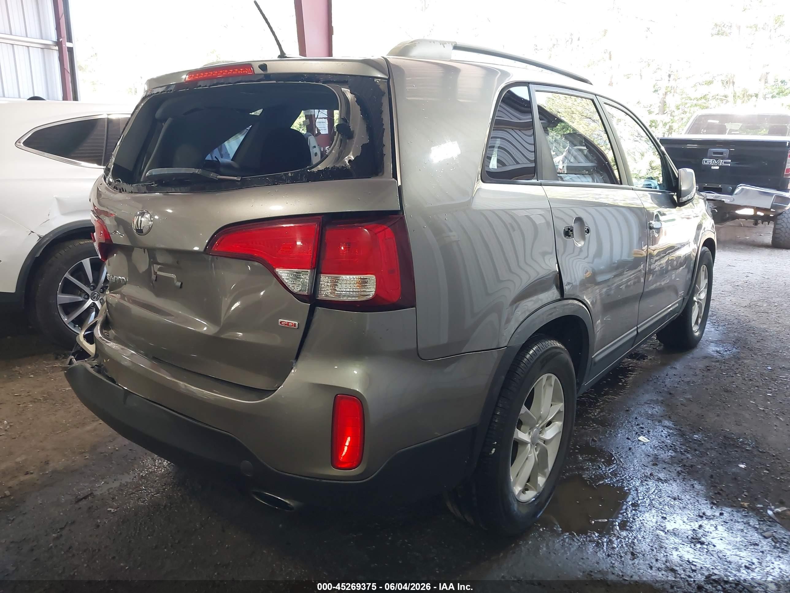 2014 Kia Sorento Lx V6 Синий vin: 5XYKTDA78EG545965
