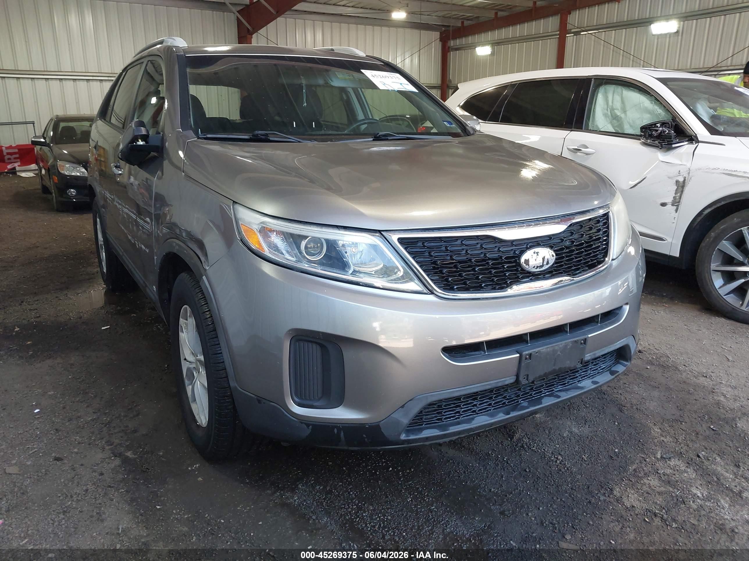 2014 Kia Sorento Lx V6 Синий vin: 5XYKTDA78EG545965