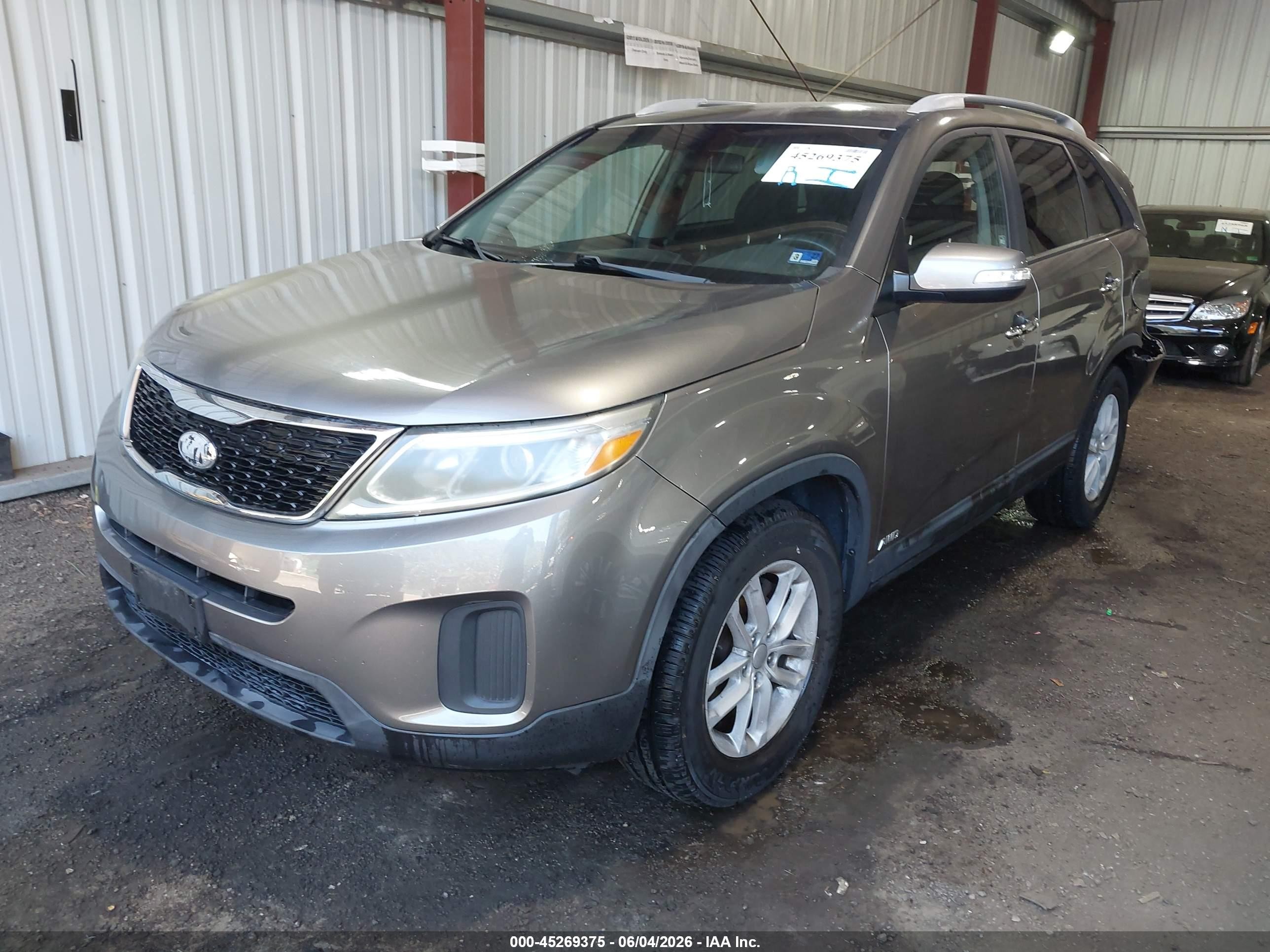 2014 Kia Sorento Lx V6 Синий vin: 5XYKTDA78EG545965