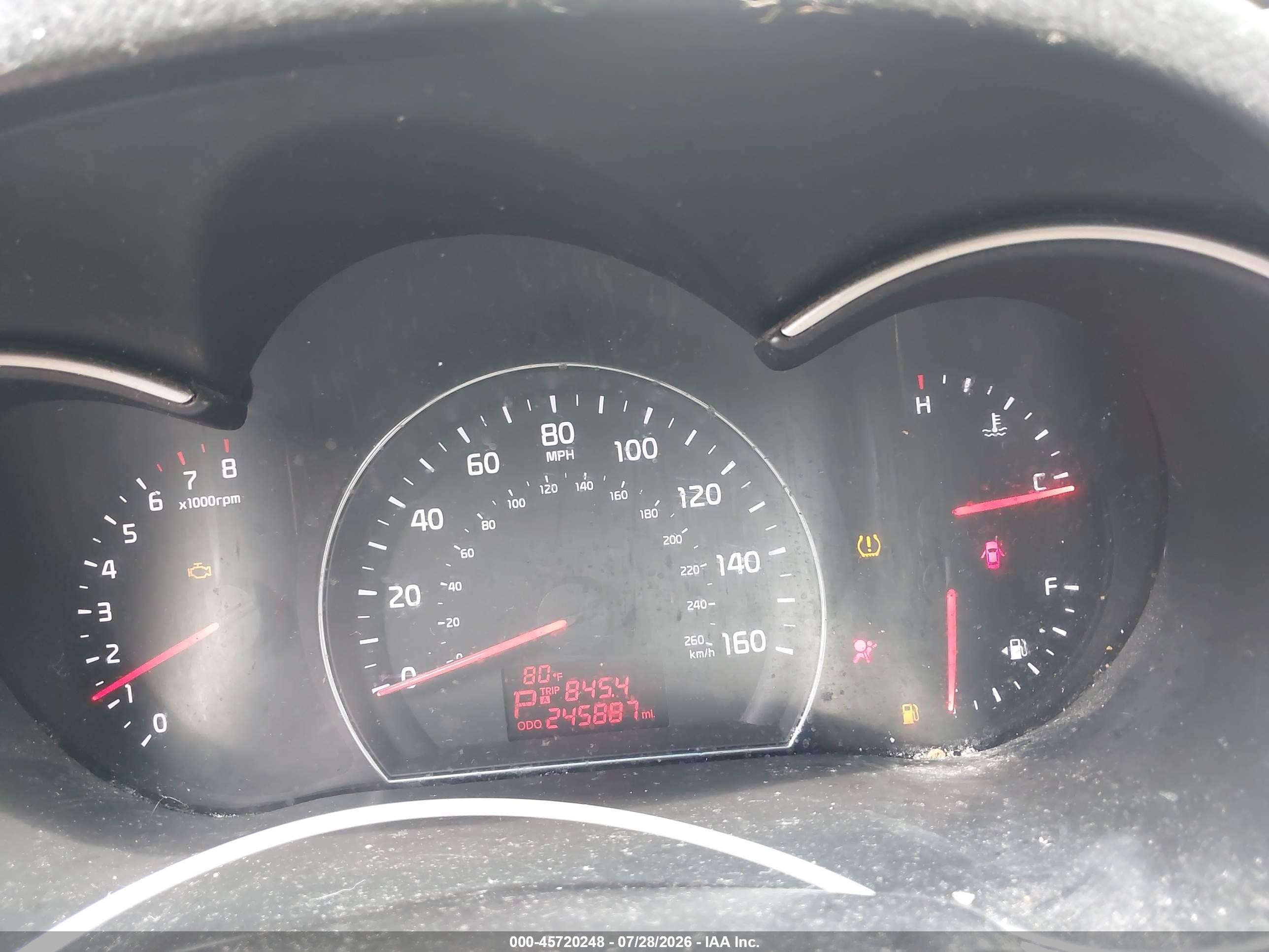 2015 Kia Sorento Lx V6 Blue vin: 5XYKTDA78FG579809