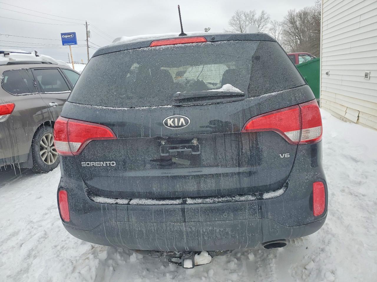 2015 Kia Sorento Lx Black vin: 5XYKTDA78FG624831