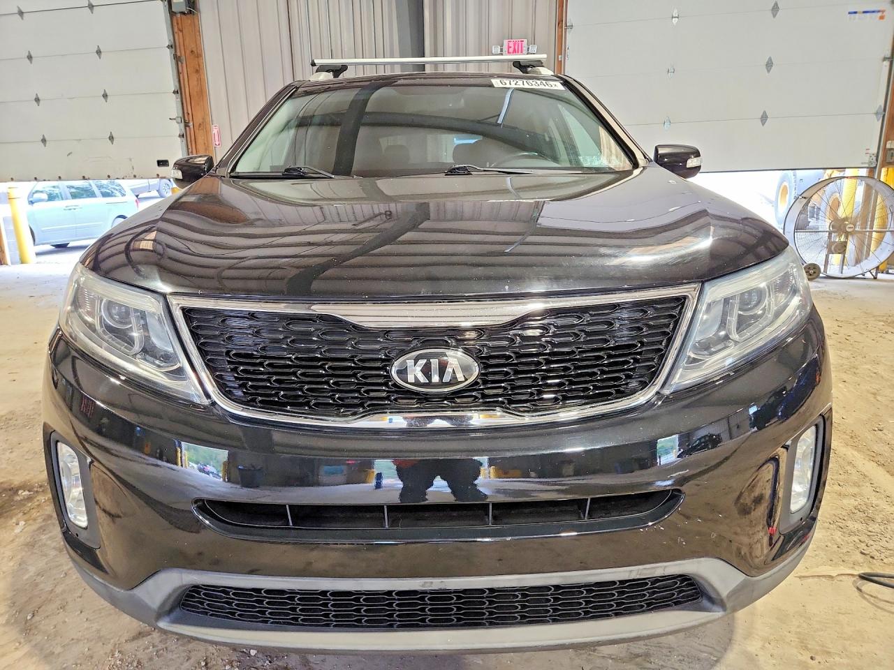 2014 Kia Sorento Lx Black vin: 5XYKTDA79EG528169