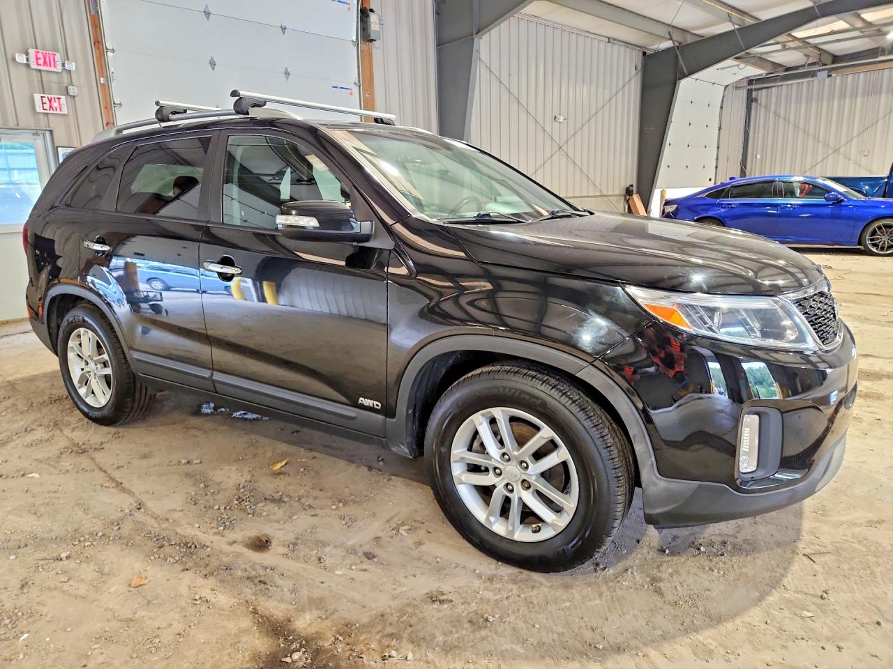 2014 Kia Sorento Lx Black vin: 5XYKTDA79EG528169