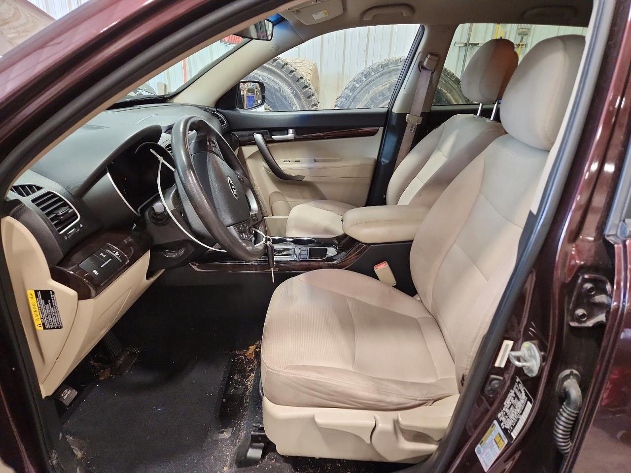2015 Kia Sorento Lx Burgundy vin: 5XYKTDA79FG605544