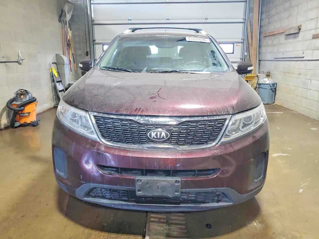 2014 Kia Sorento Lx Темно-бордовый vin: 5XYKTDA7XEG426234