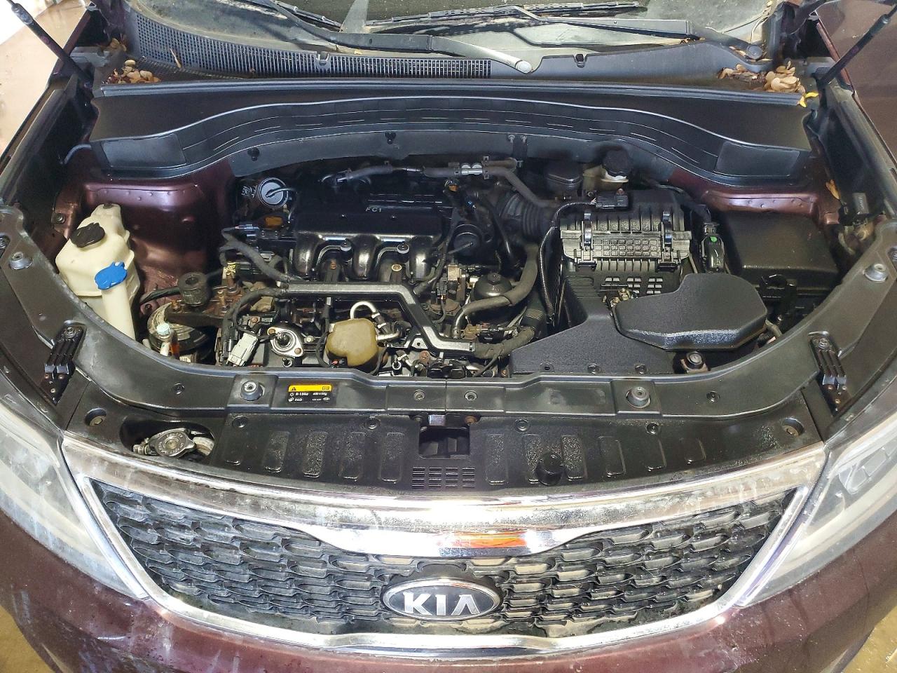 2014 Kia Sorento Lx Темно-бордовый vin: 5XYKTDA7XEG426234