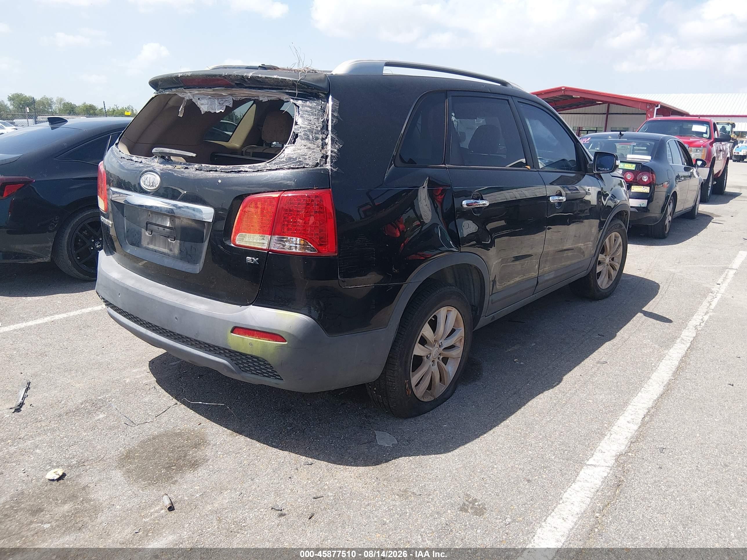 2011 Kia Sorento Ex Black vin: 5XYKU3A14BG076498