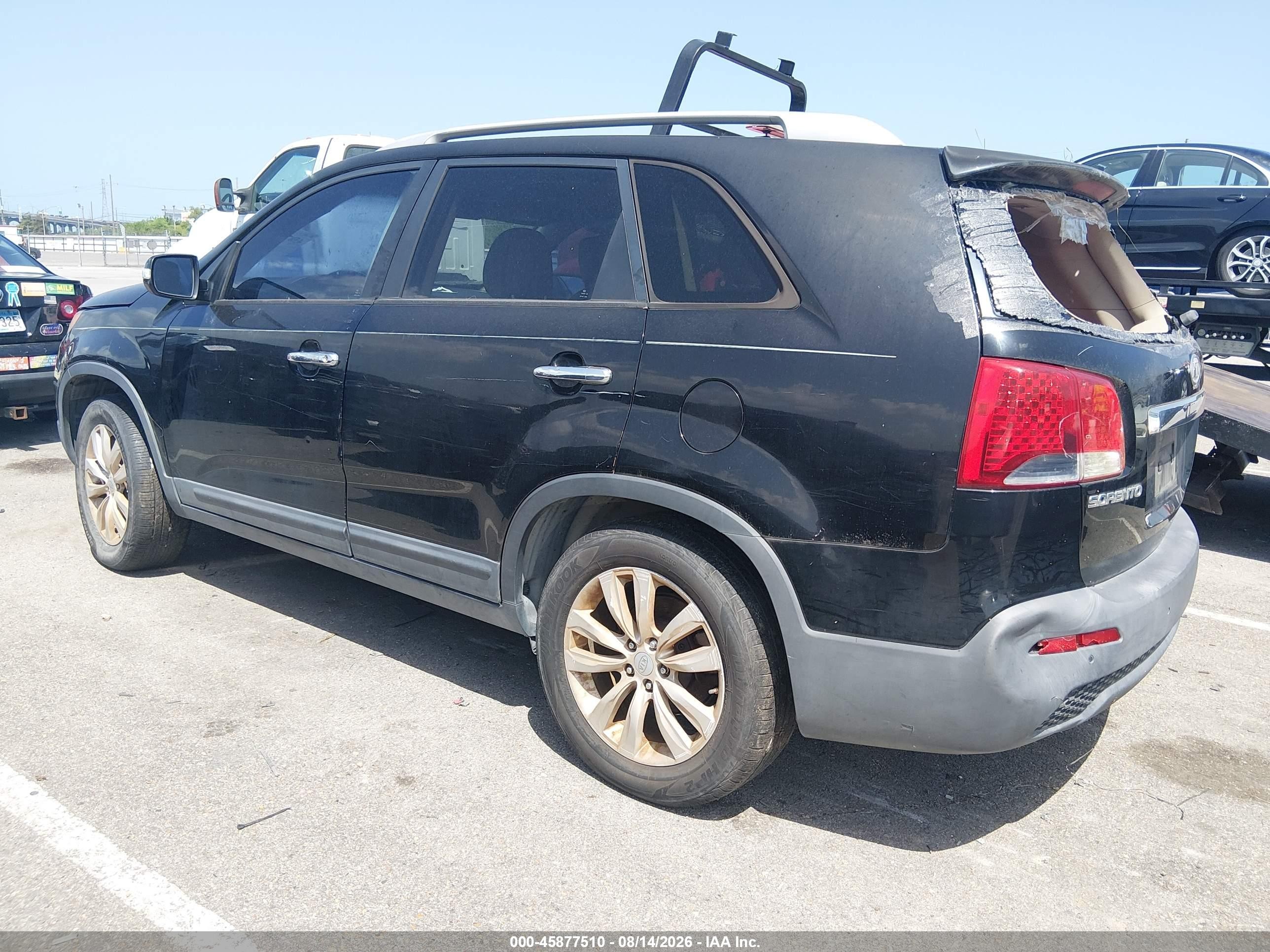 2011 Kia Sorento Ex Black vin: 5XYKU3A14BG076498